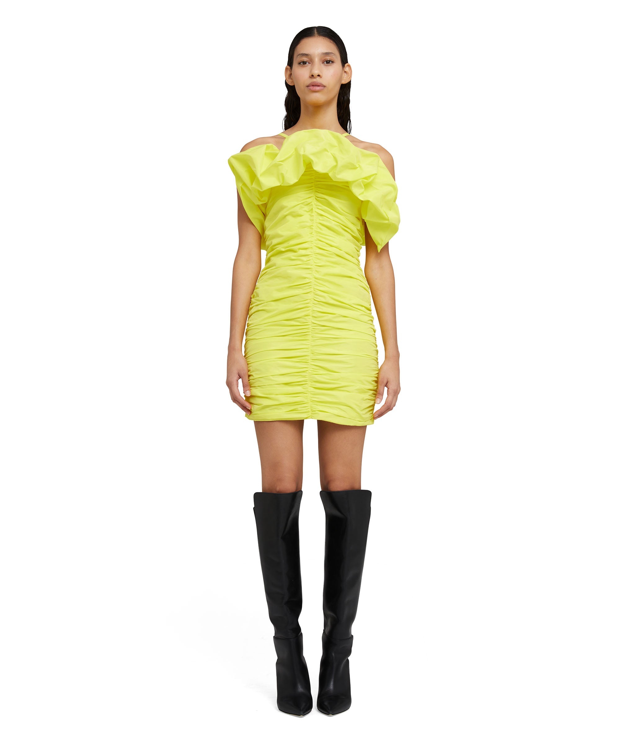 Taffeta mini sheathe dress - 5