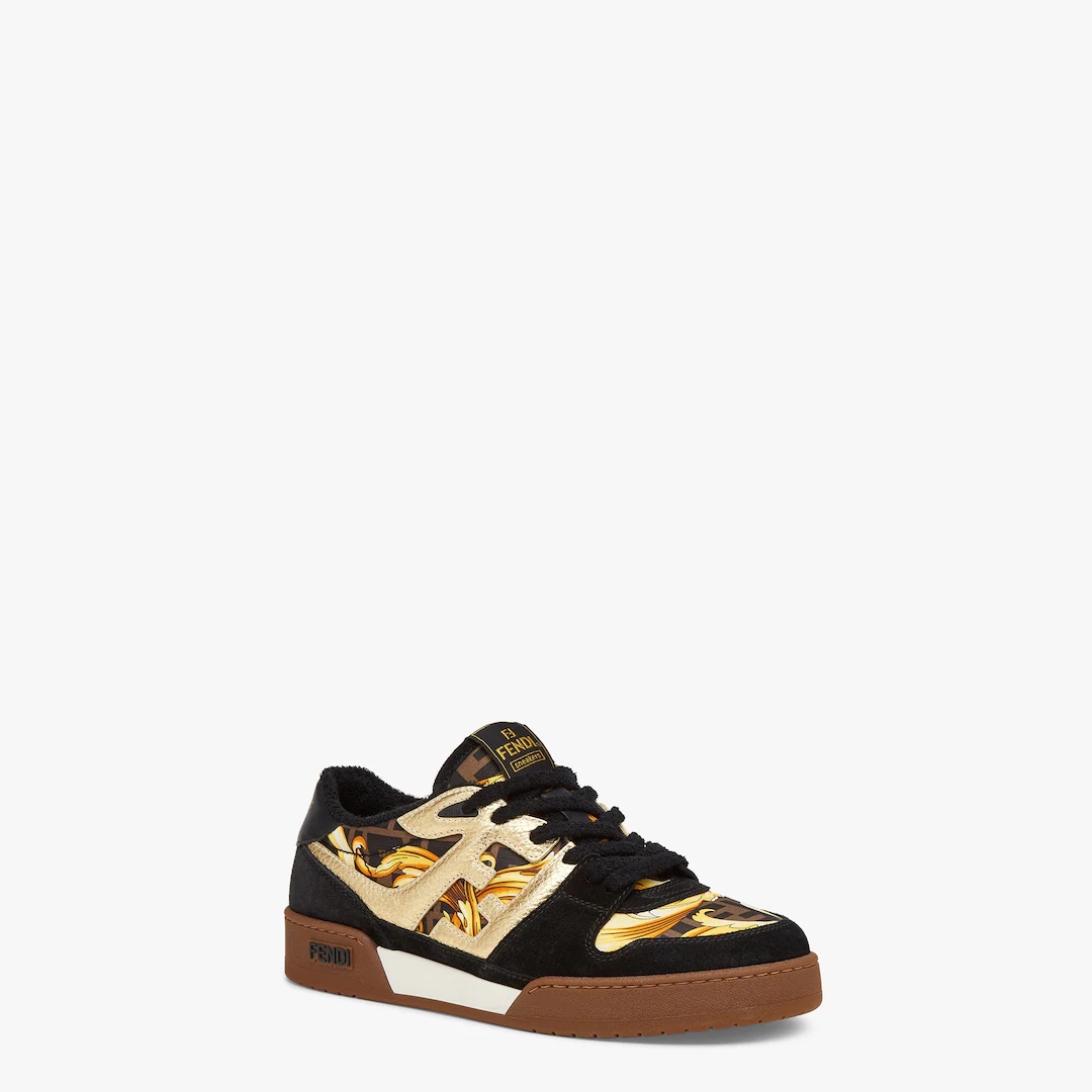 Fendace Black suede  low-tops - 2