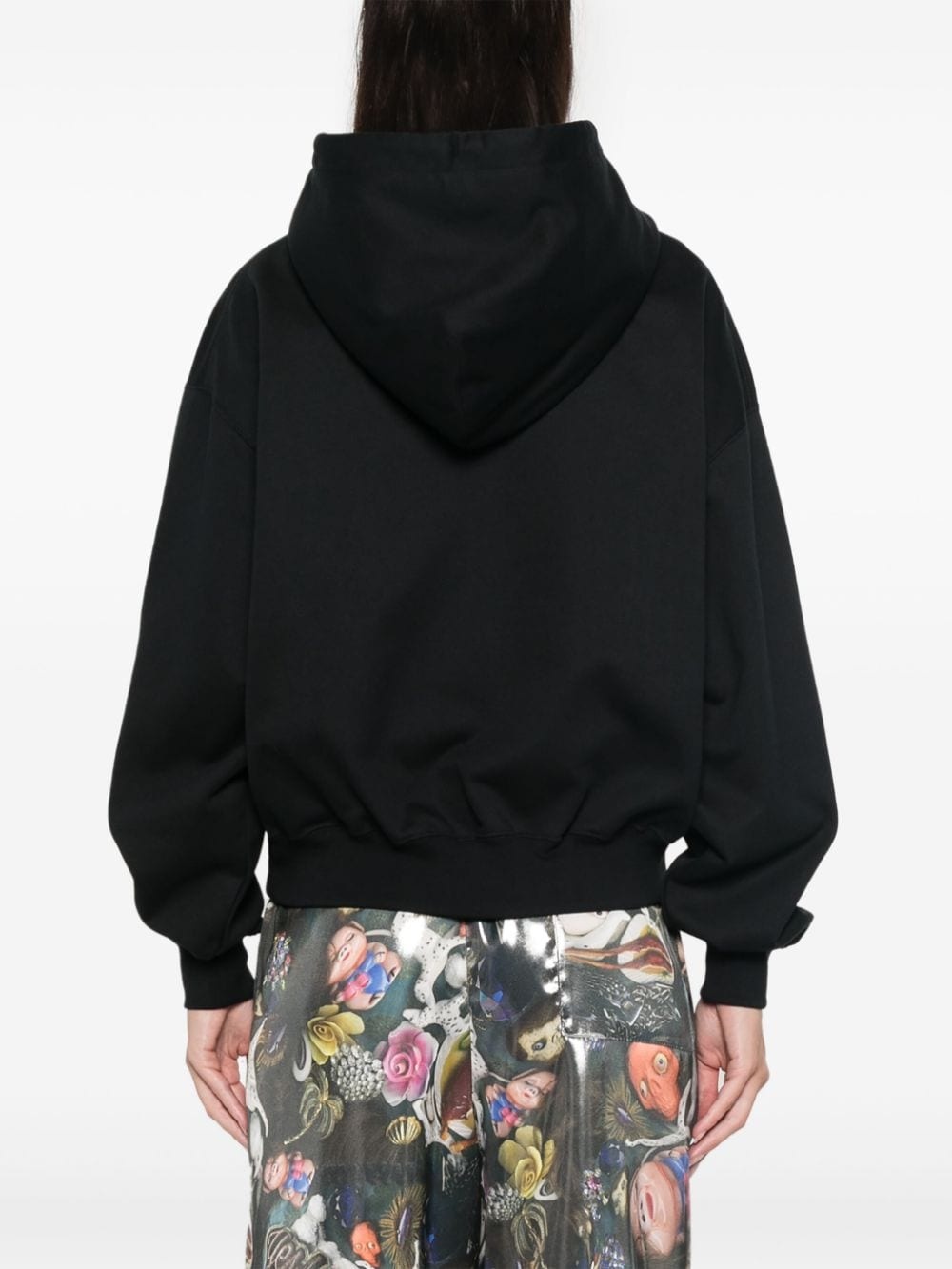 x Adidas logo-print hoodie - 4