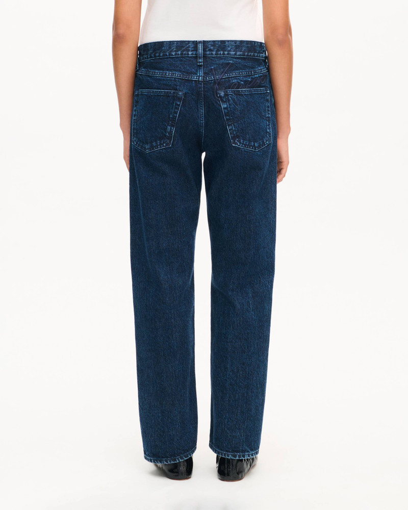 KENZO 'KENZO Signature' straight pants in japanese denim outlook