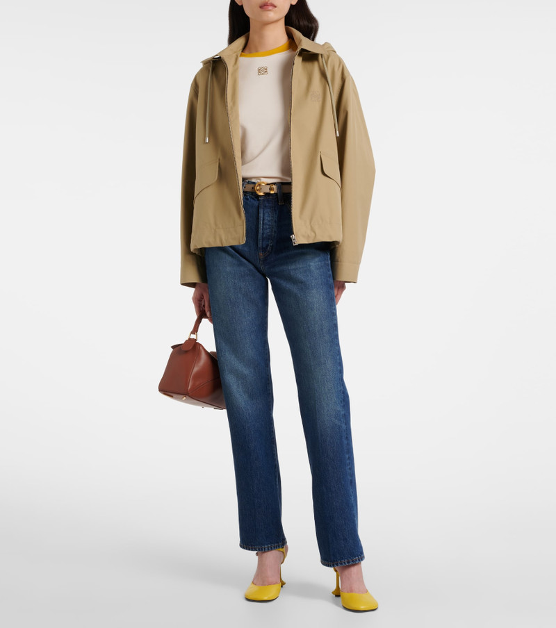 FRAME Vertical high-rise straight jeans outlook