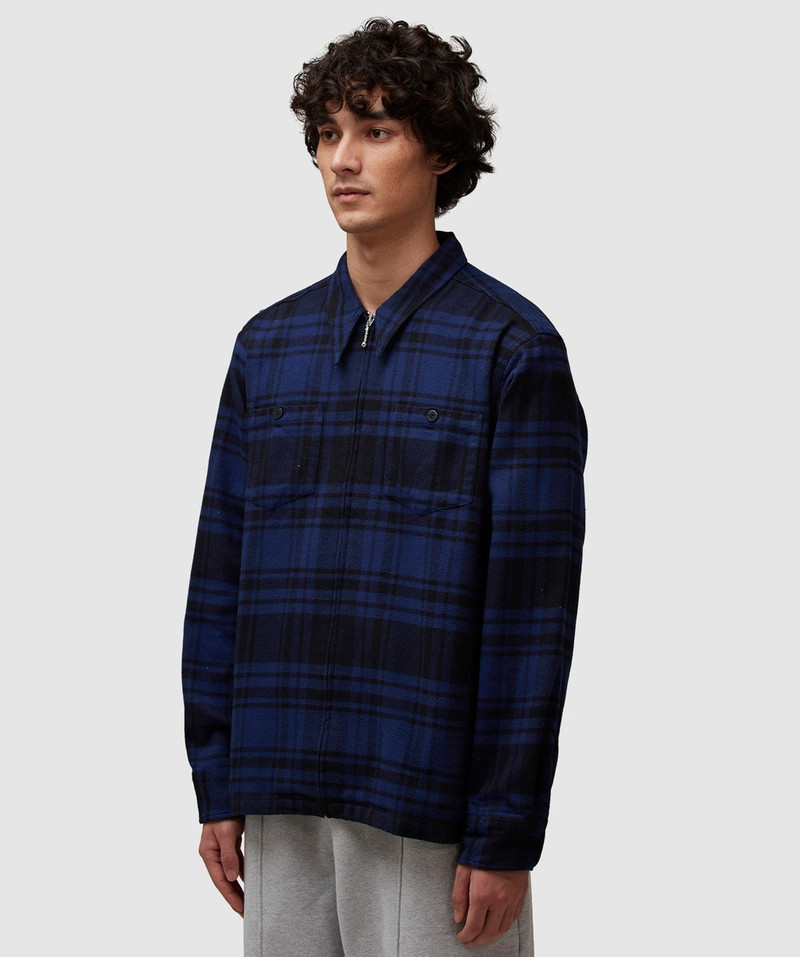 Noah Heavy weight zip up flannel outlook