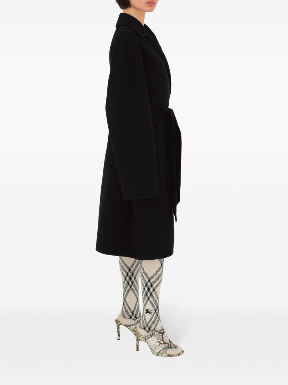 cashmere wrap coat - 3