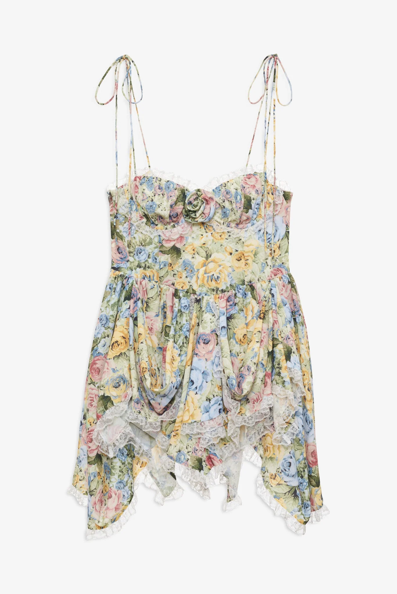 Elea Asymmetrical Mini Dress - 1