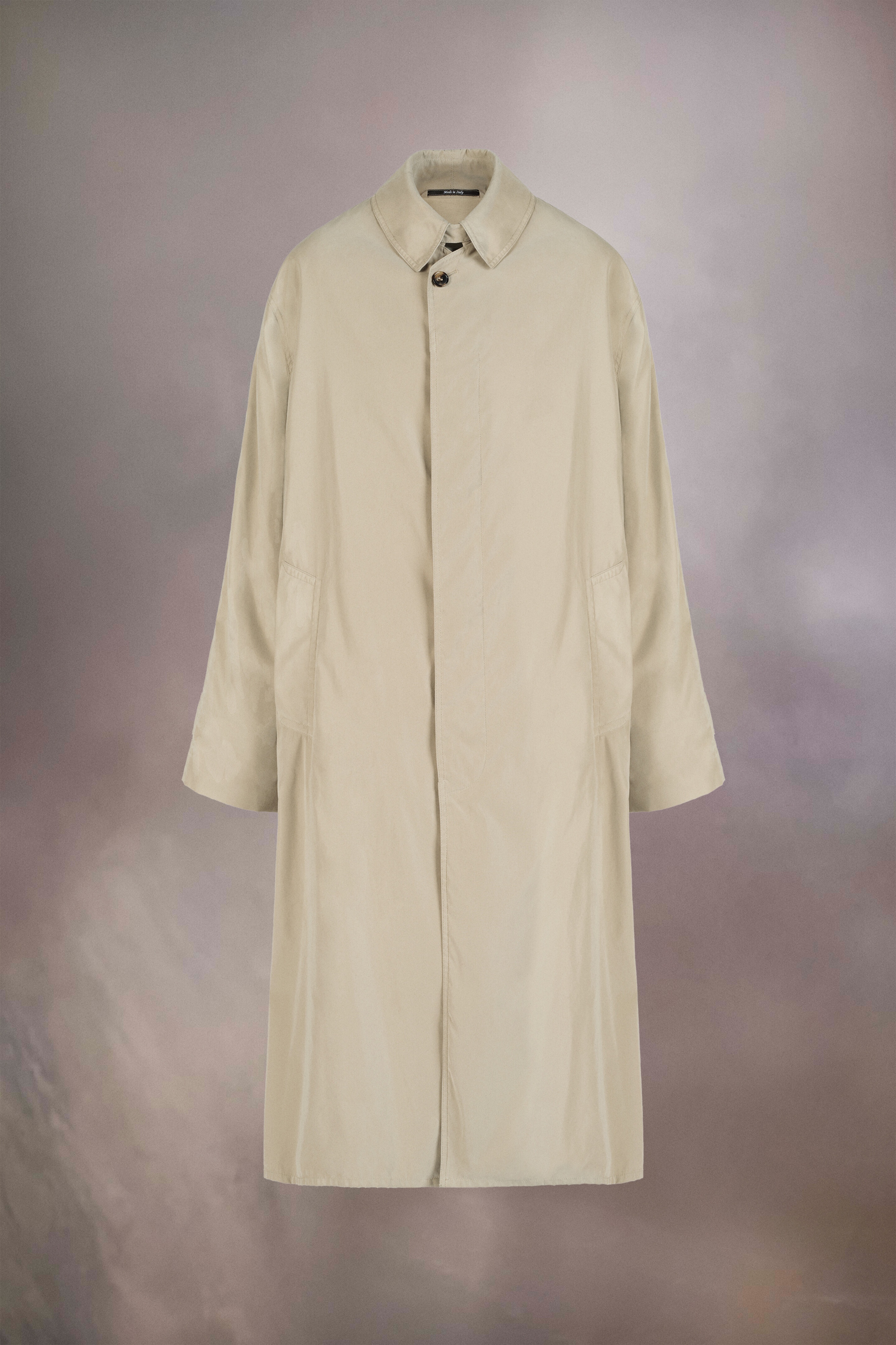 Maison Margiela Peached cotton coat | REVERSIBLE