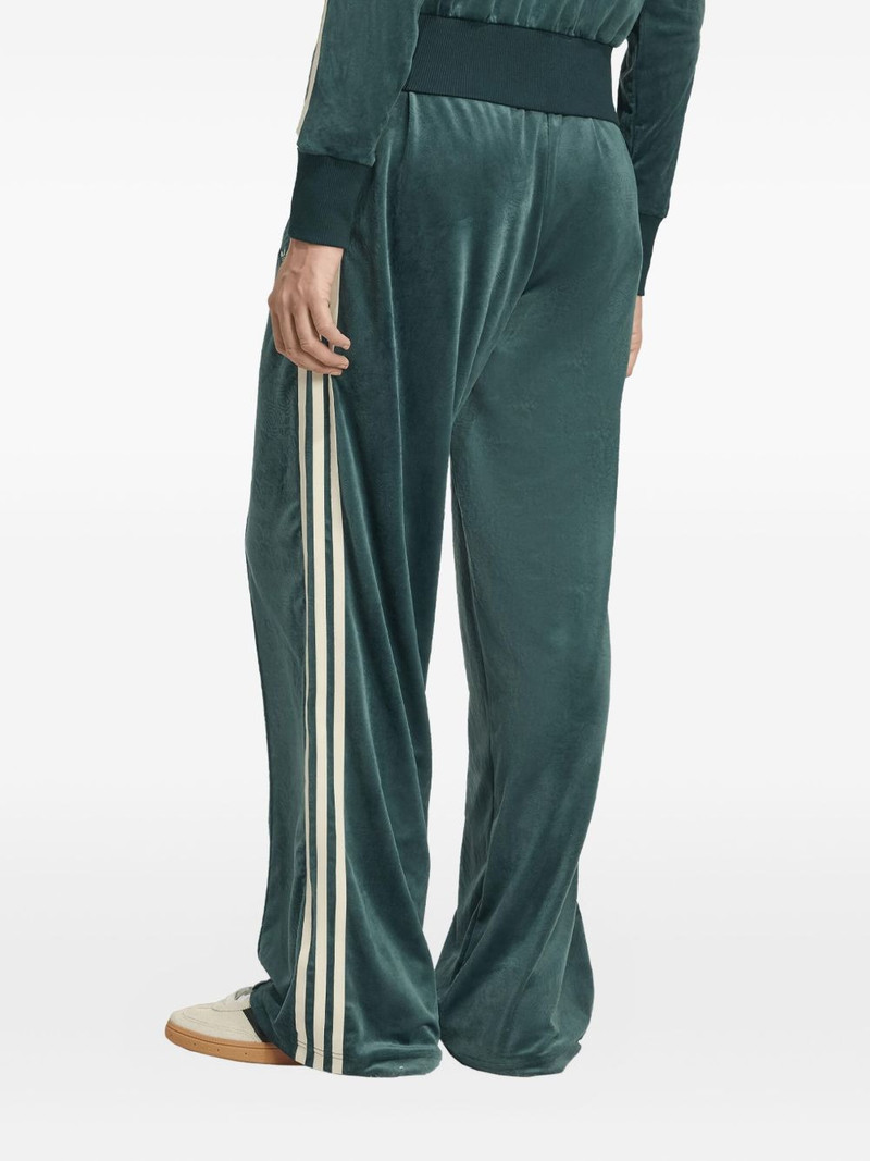 adidas floral-velour track pants outlook