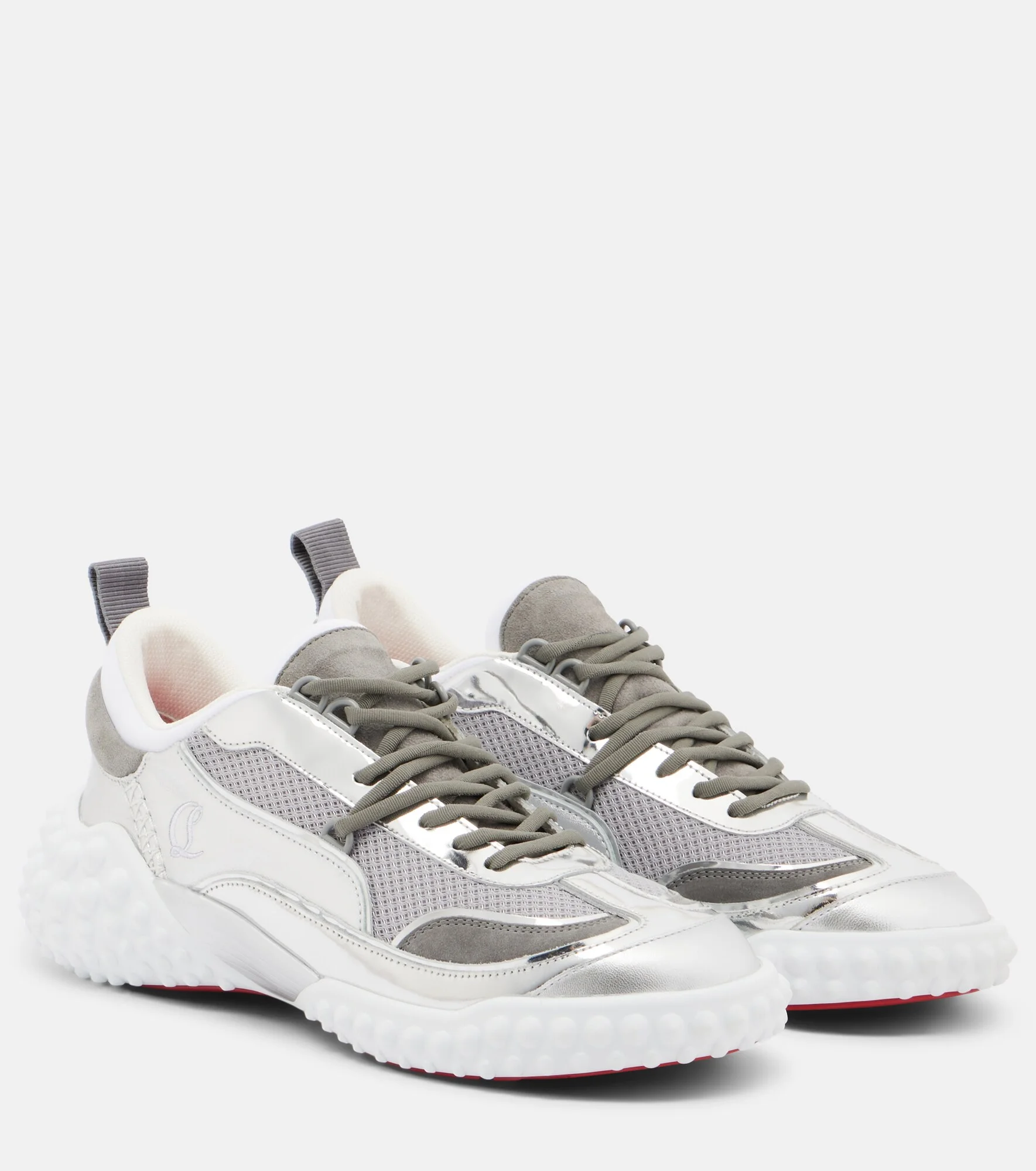 Mara suede and mesh sneakers - 1