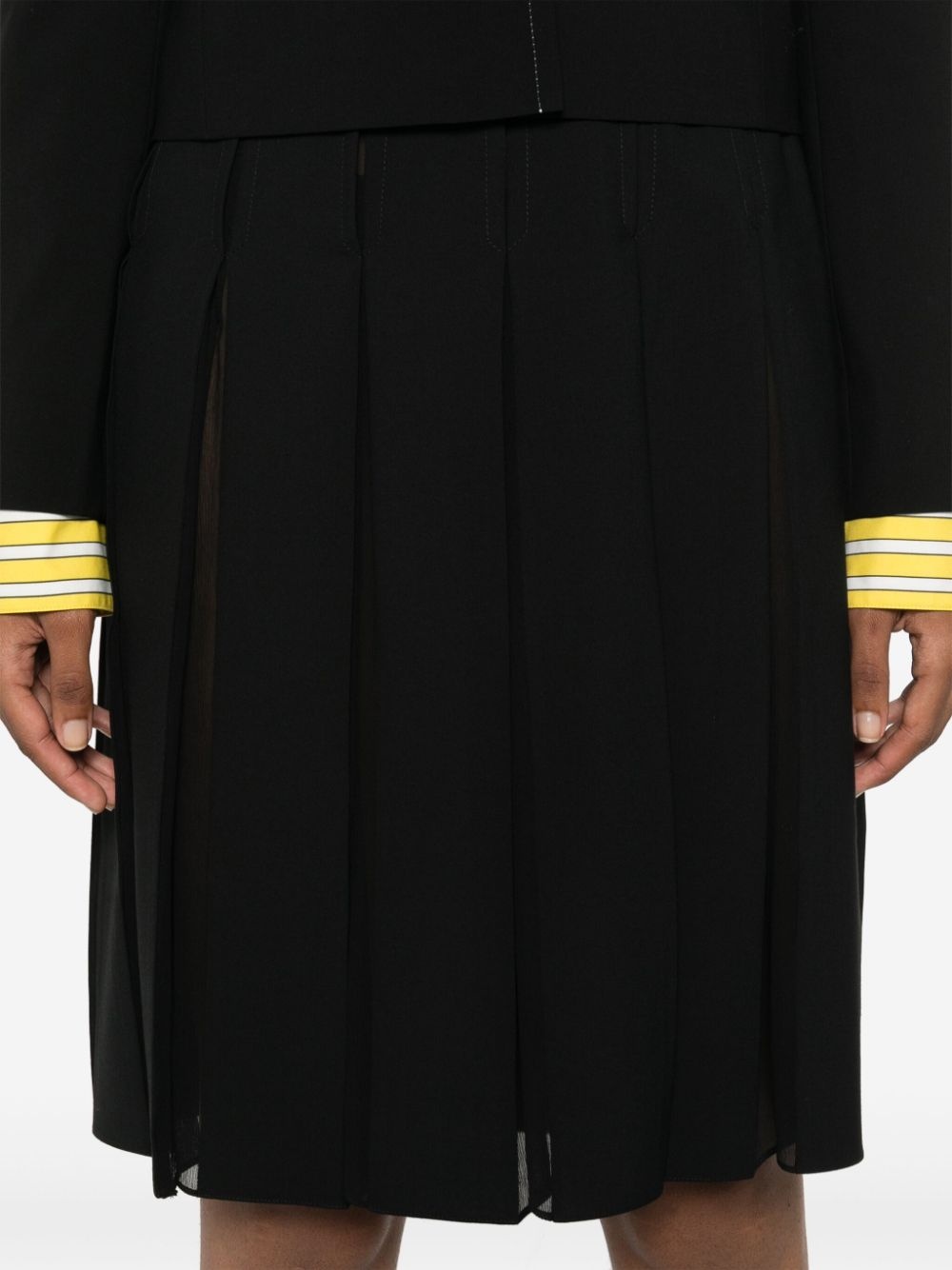 pleated midi skirt - 5