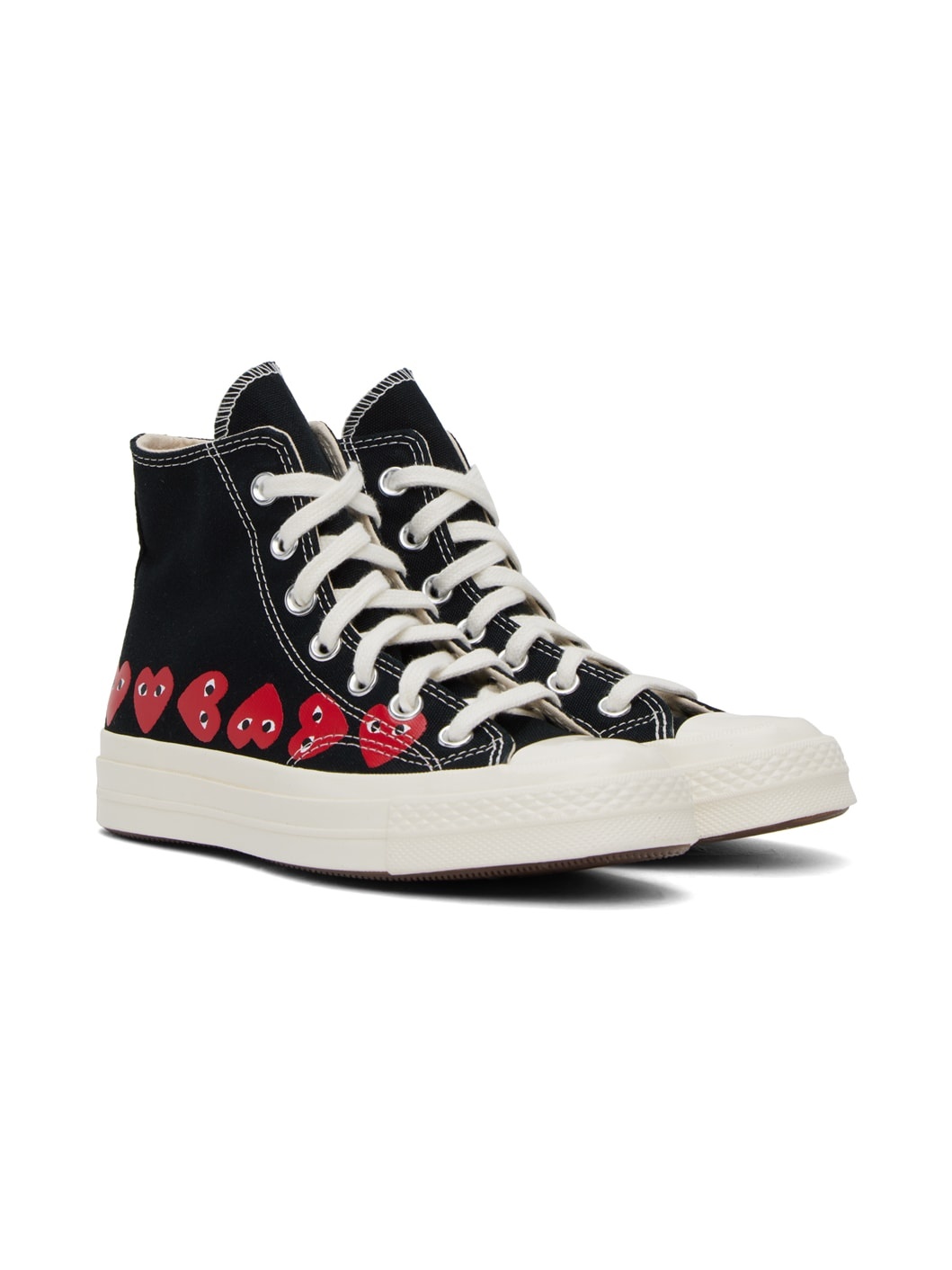 Black Converse Edition Chuck 70 Multi Heart Sneakers - 4