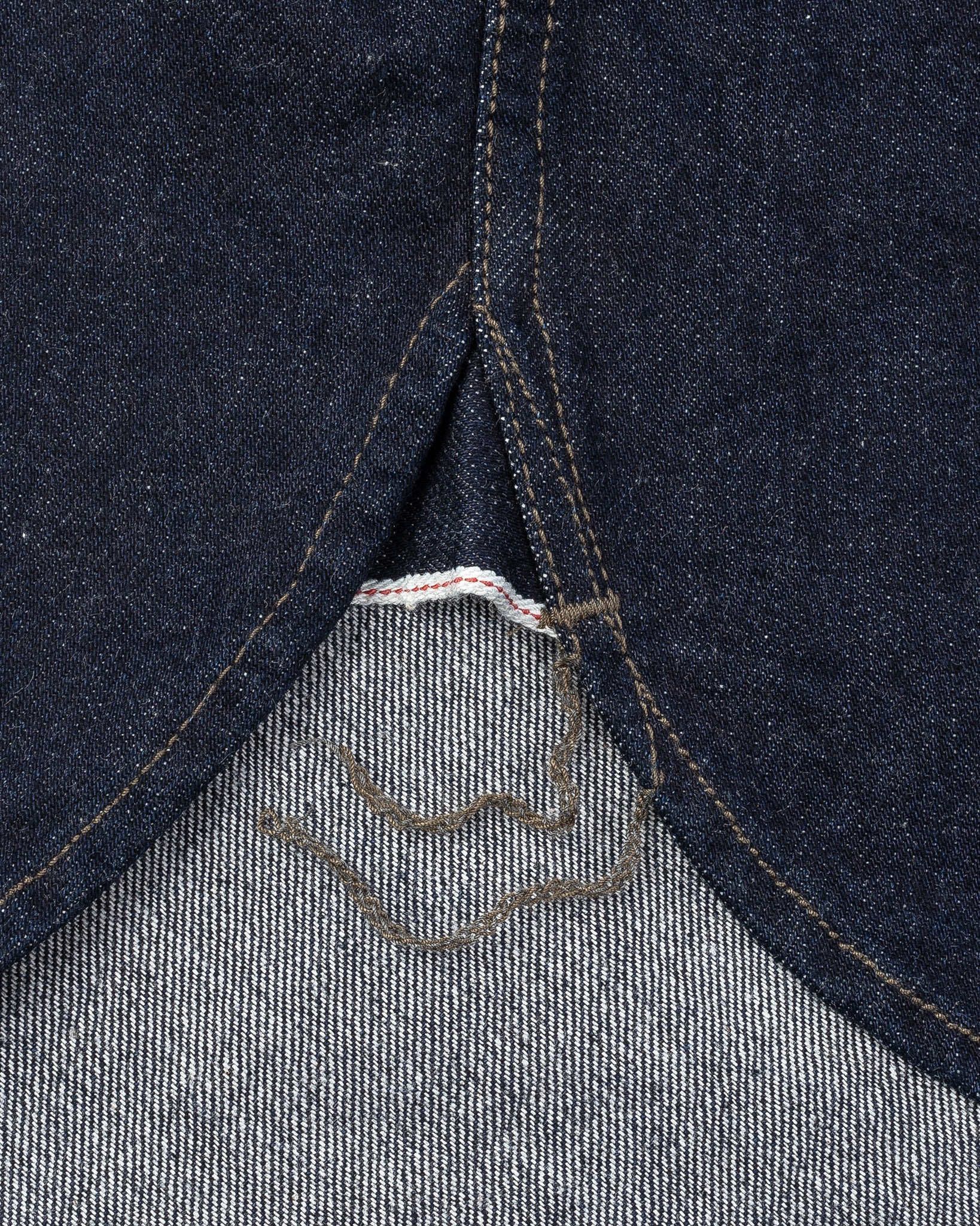 IHSH-326-IND 12oz Selvedge Denim Work Shirt With Snaps - Indigo - 20