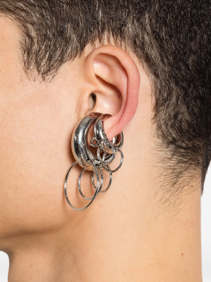 PANCONESI silver-tone earrings outlook