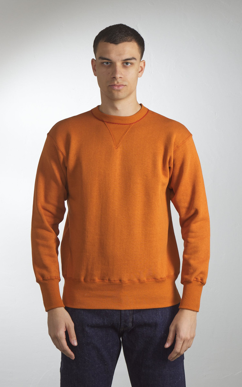 Warehouse & Co. WAREHOUSE & CO. LOT 403 PLAIN SWEATSHIRT DARK ORANGE outlook