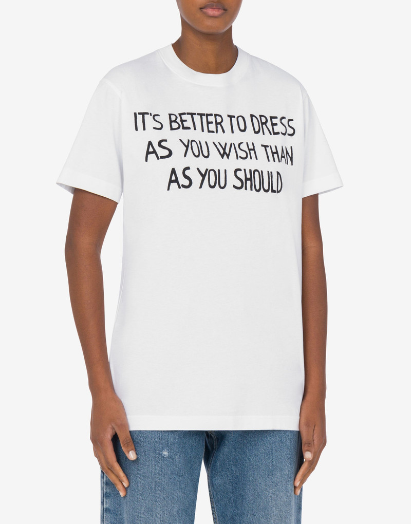 ORGANIC JERSEY T-SHIRT ARCHIVE SLOGAN 1