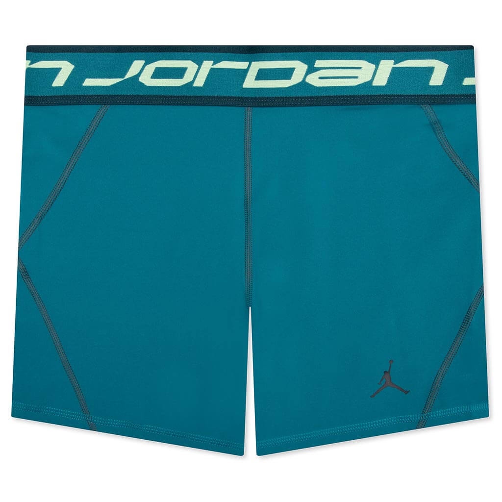 SPORT LEGGING SHORTIE WOMEN'S - SKY J TEAL/BLACK - 1