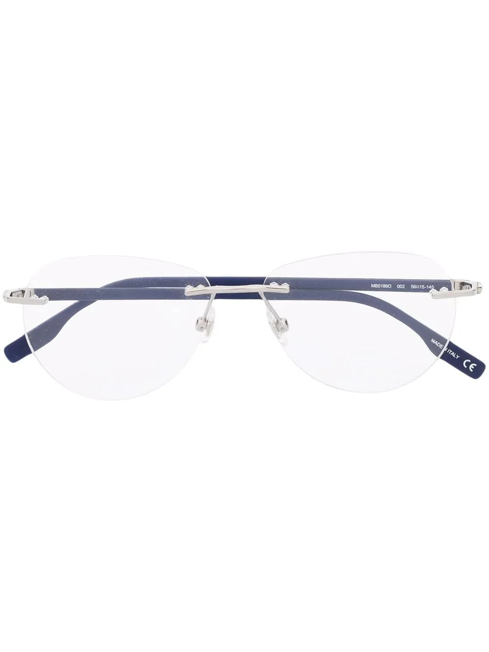 matte-effect frameless glasses - 1