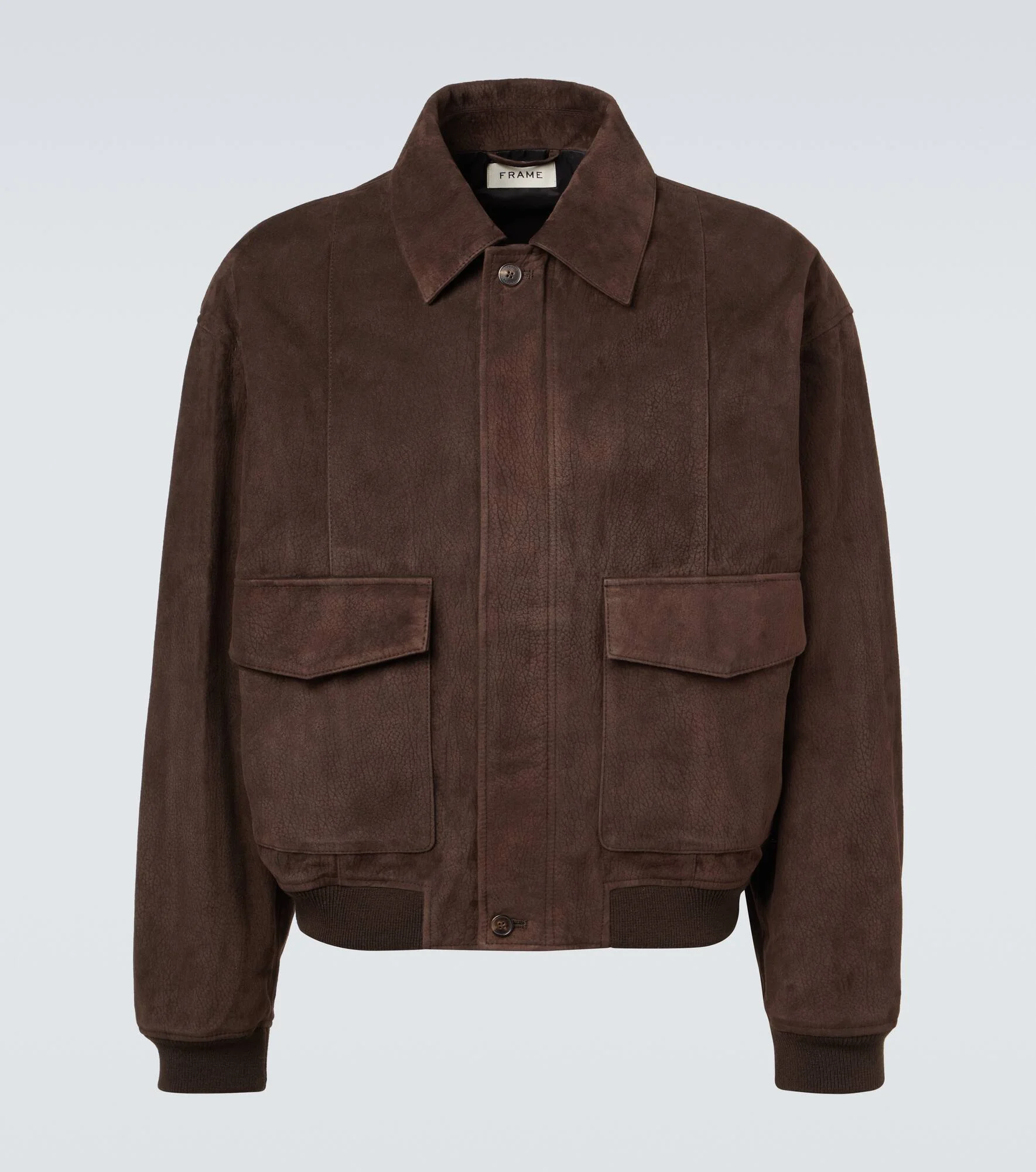 Retro suede blouson jacket - 1