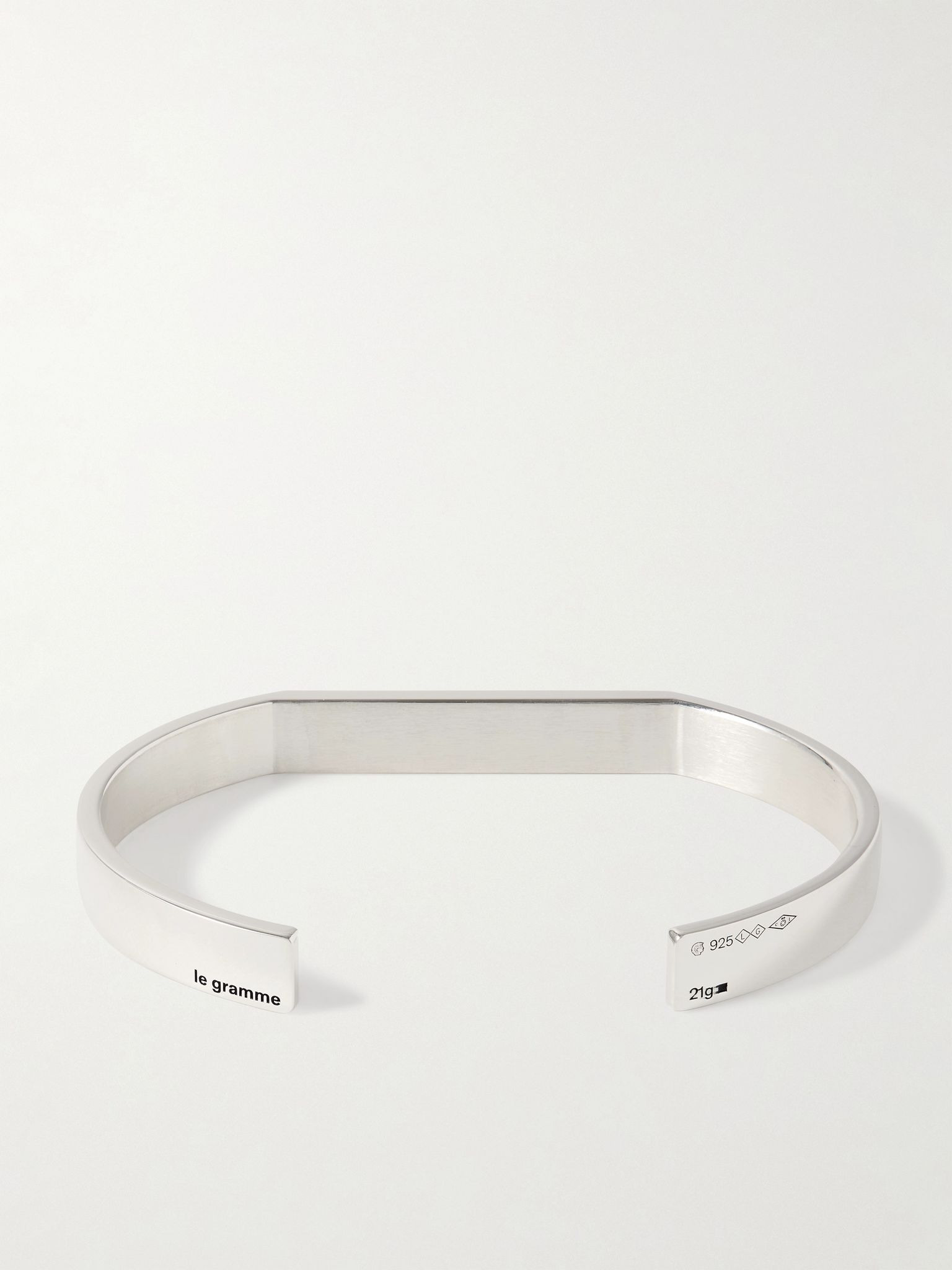 Godron 21g Recycled Sterling Silver Cuff Silver - 3