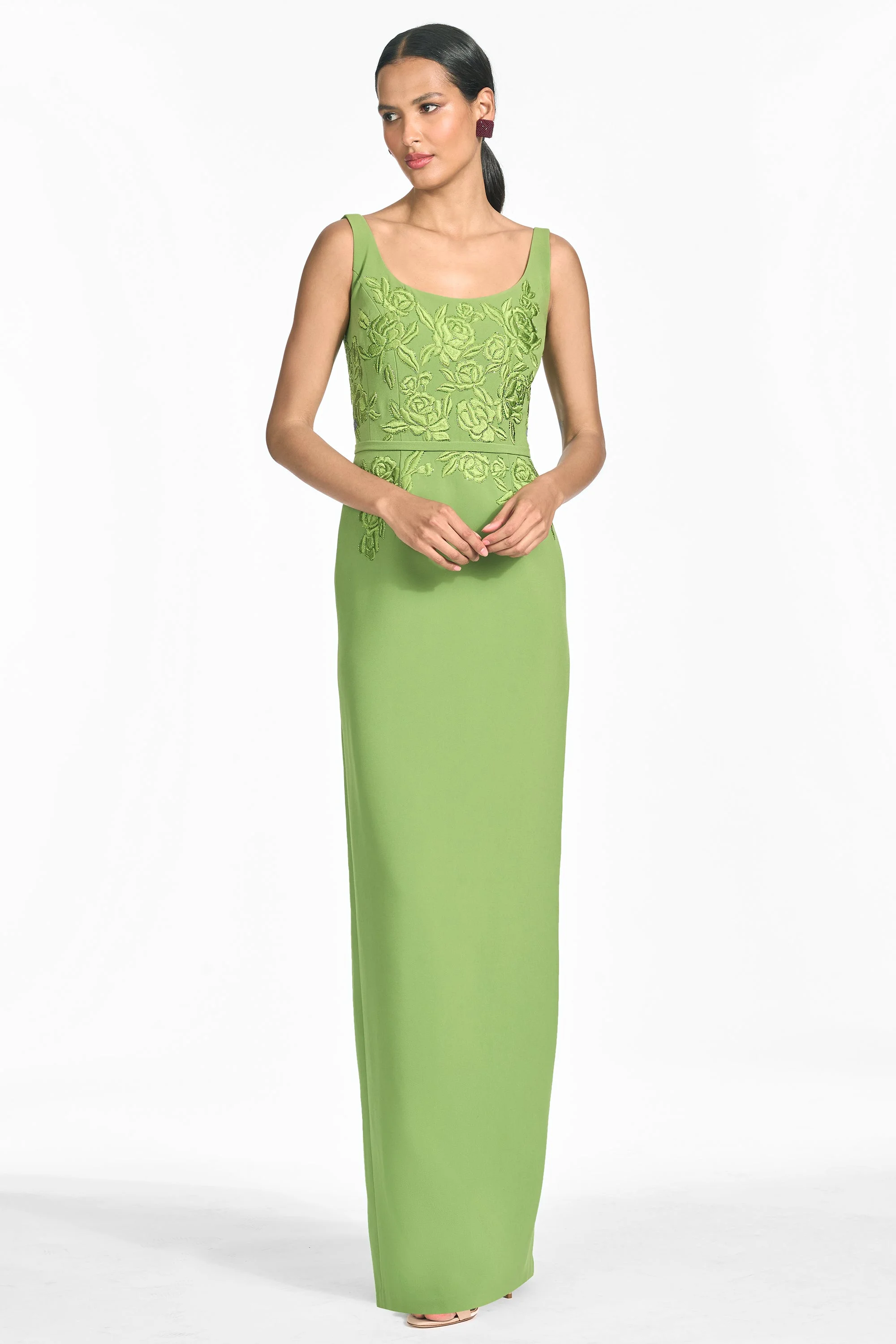 LANA REVERIE GOWN - WASABI - 1
