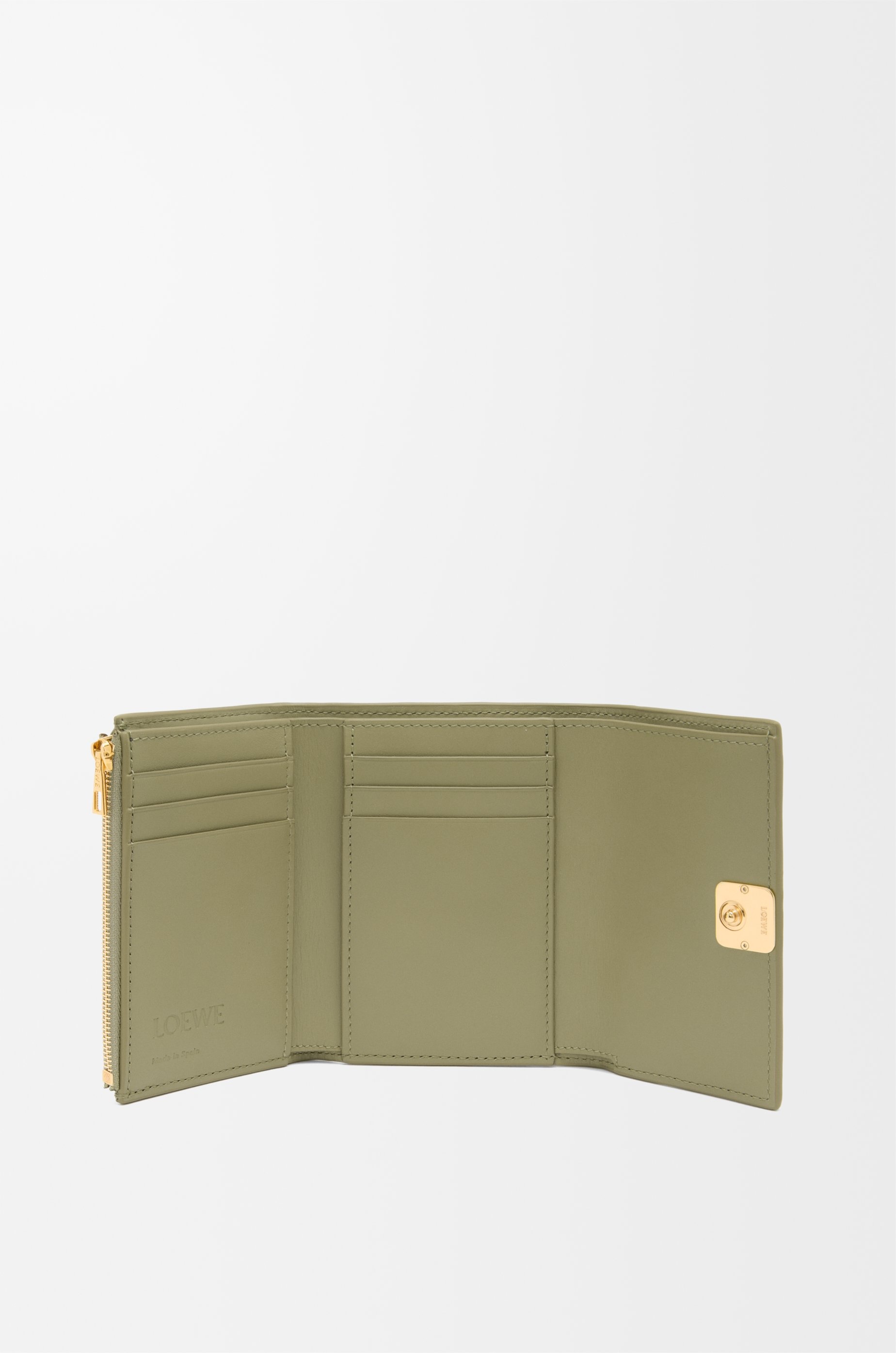 Puffer Anagram small vertical wallet in shiny nappa calfskin - 2
