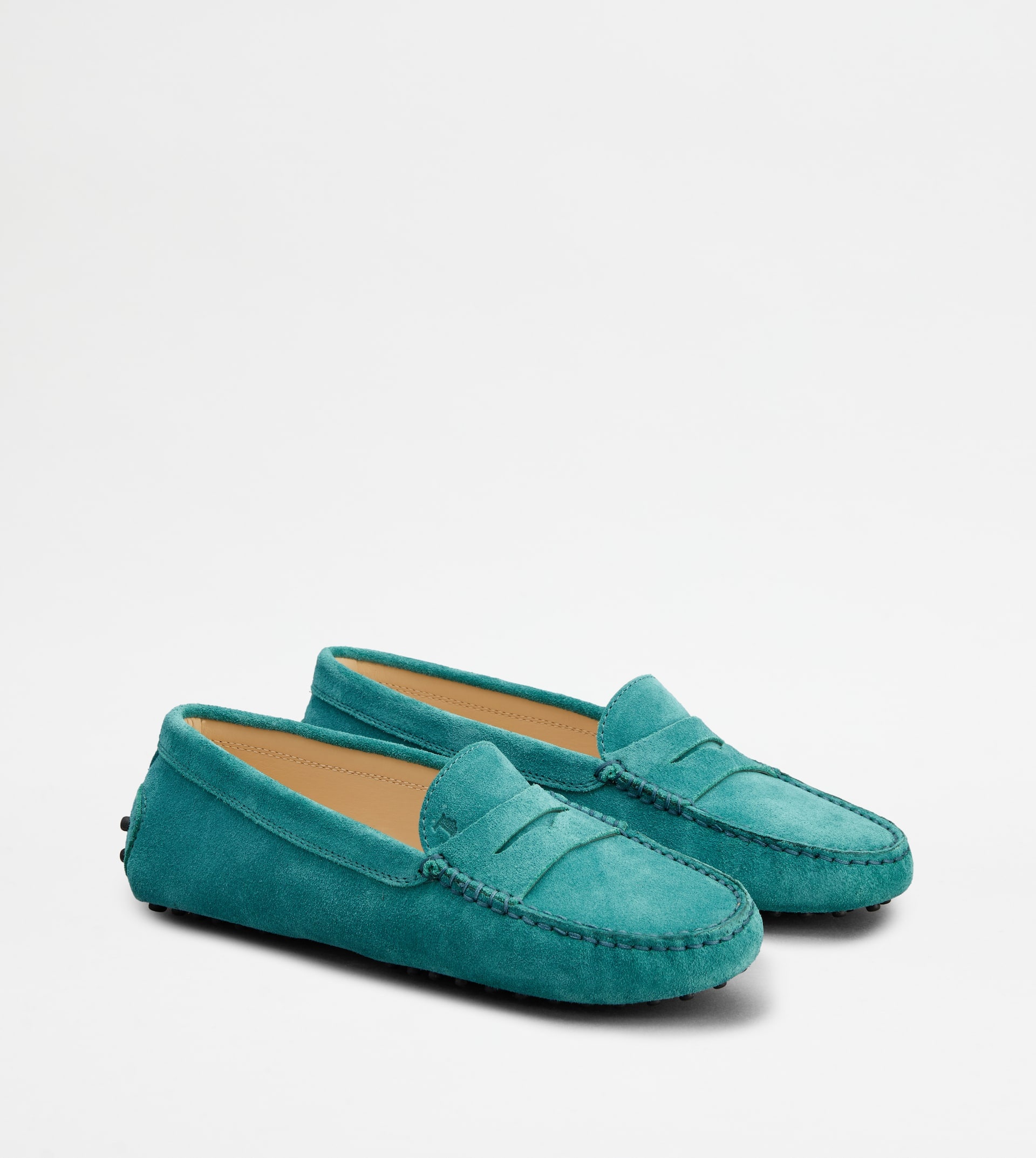 GOMMINO DRIVING SHOES IN SUEDE - GREEN - 3
