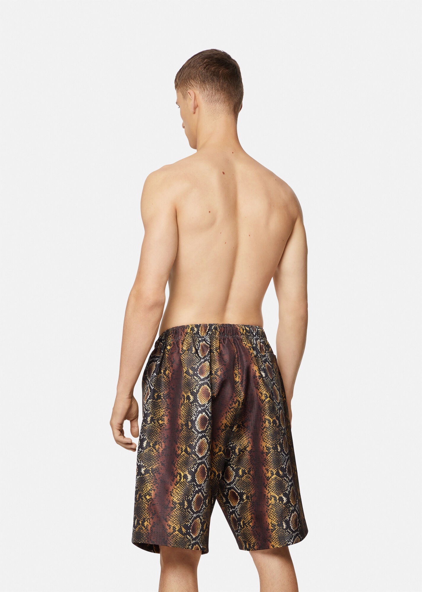 Python Print Long Swim Shorts - 3