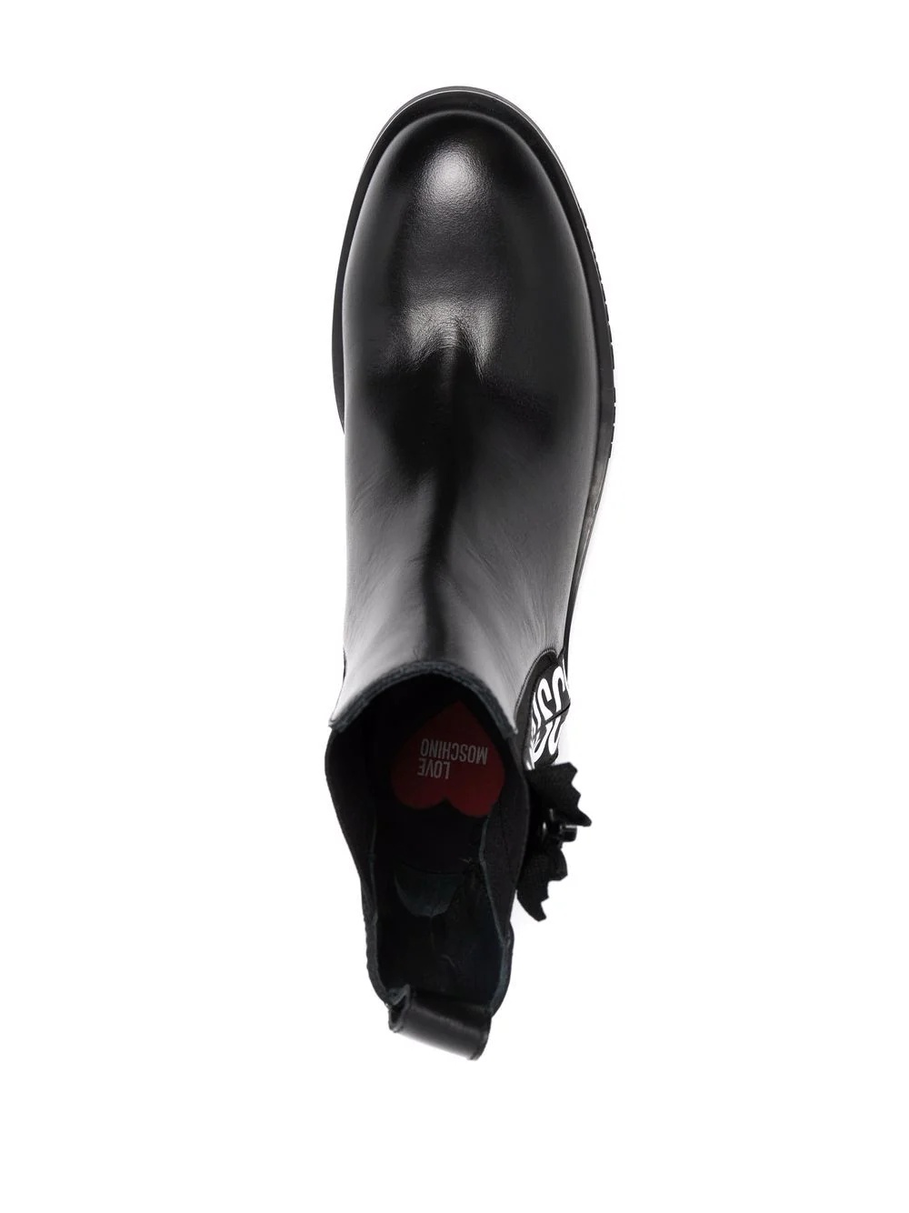 logo-tape Chelsea boots - 4