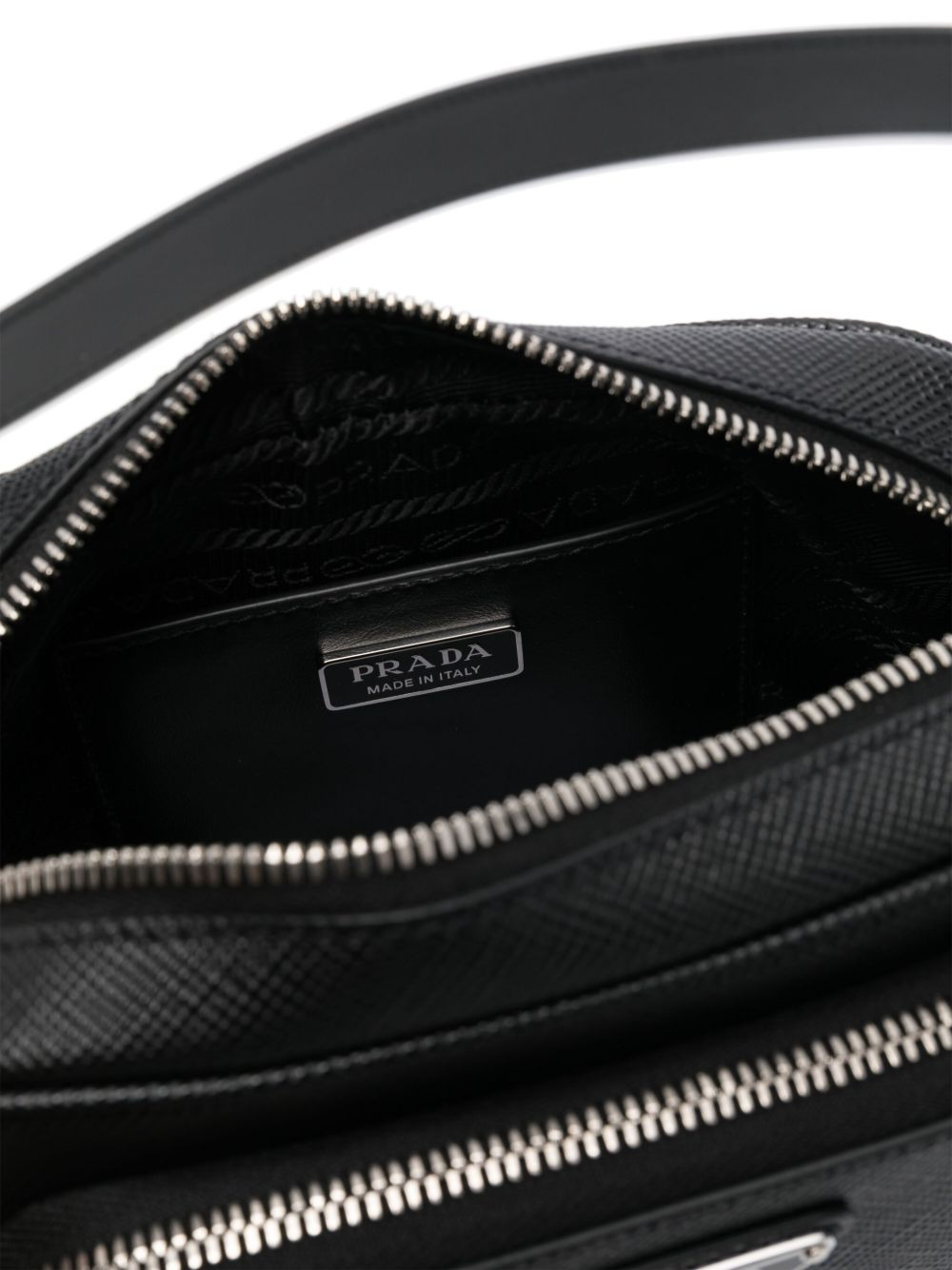 enamel-logo messenger bag - 5