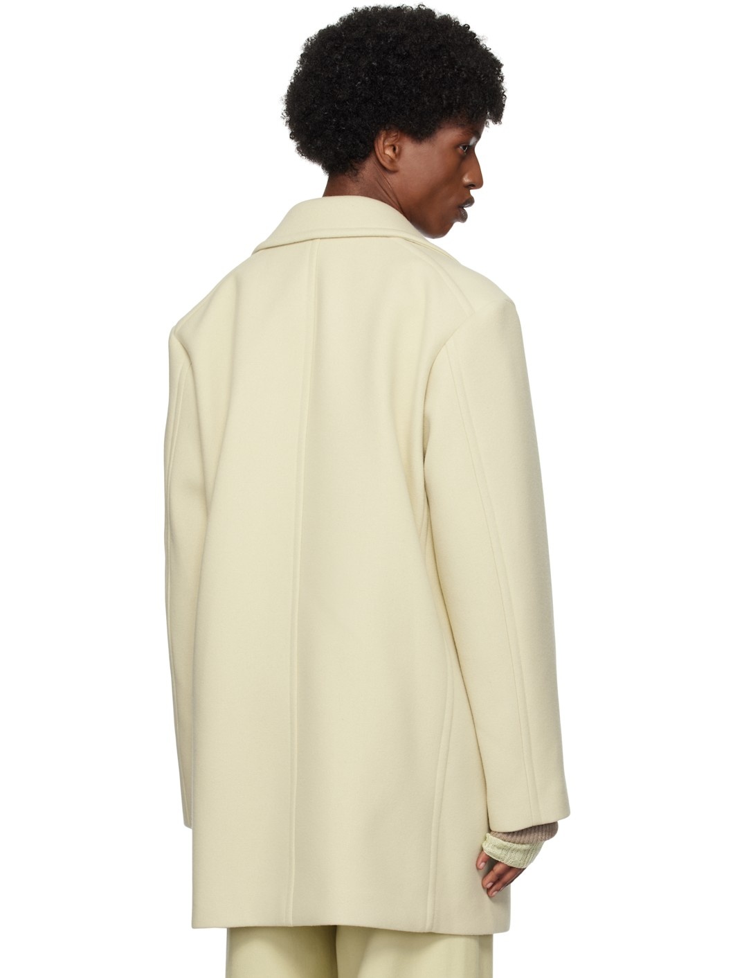 ジャケット・アウター 24aw_AURALEE SPONGE WOOL MELTON P-COAT 4 SPONGE WOOL MELTON SOUTIEN COLLAR COAT IN TOP BROWN — Shop