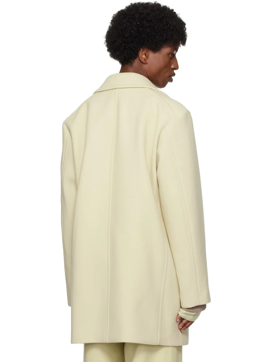 ジャケット・アウター 24AW AURALEE SPONGE WOOL MELTON P-COAT AURALEE(オーラリー) / 24AW/SPONGE WOOL MELTON P-COAT/3/ウール/BLK