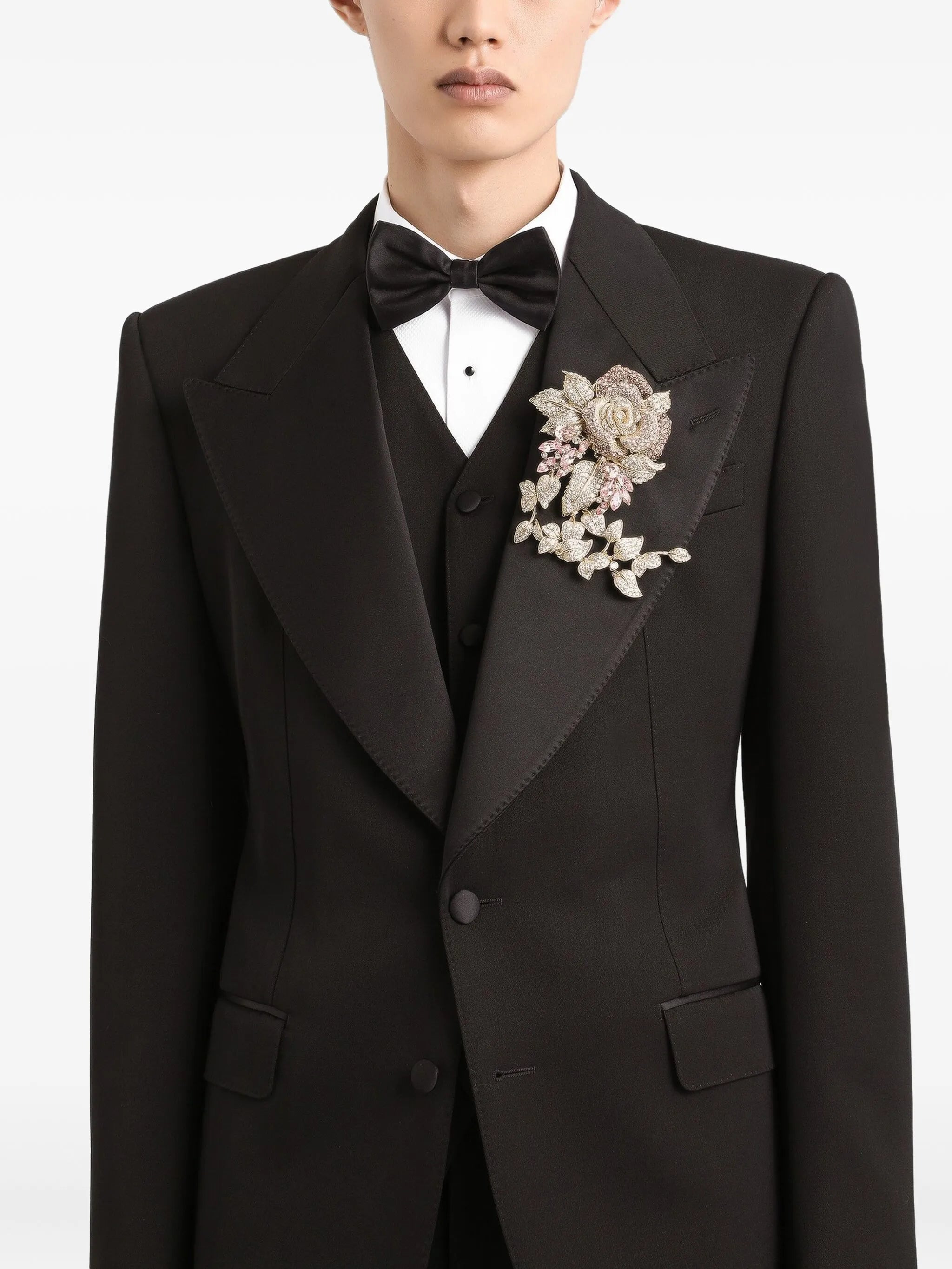 Dolce & Gabbana Satin-lapel Blazer - 5