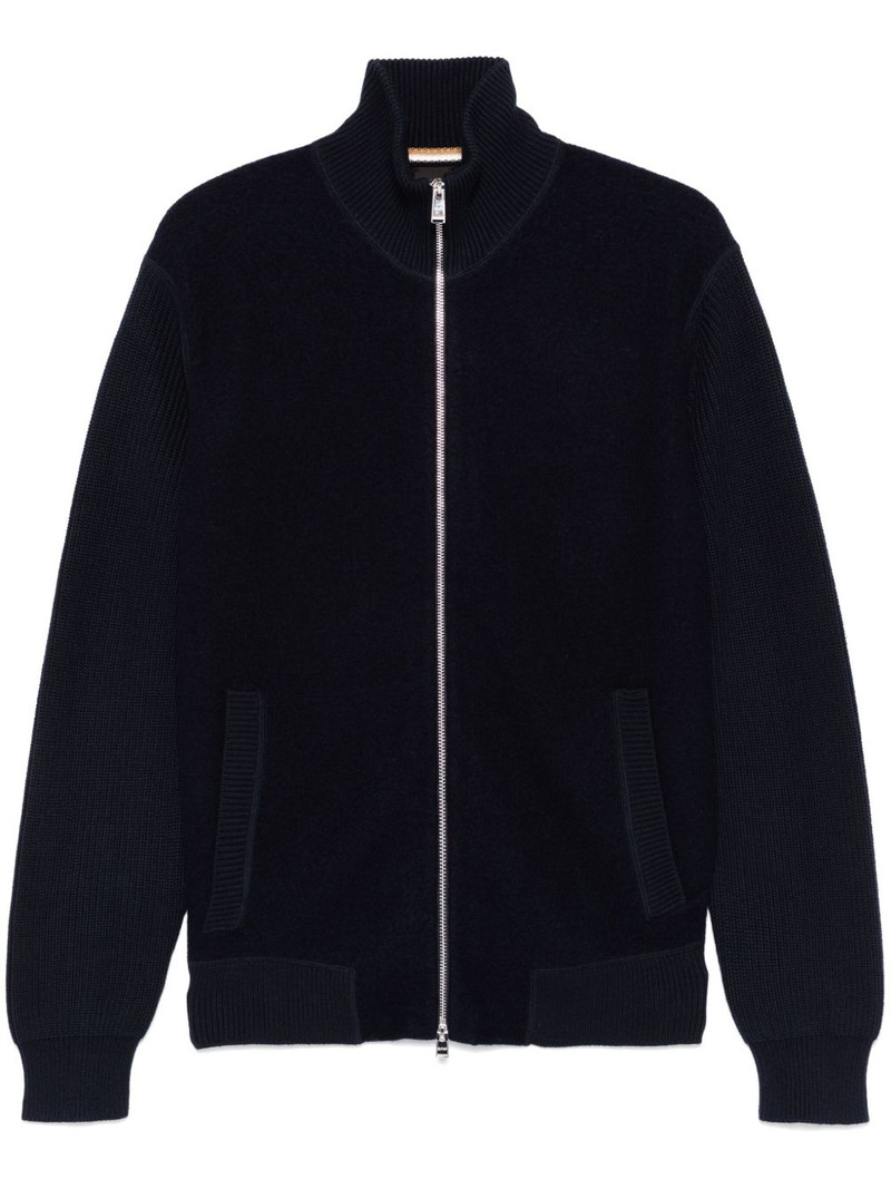 cable-knit cardigan 1
