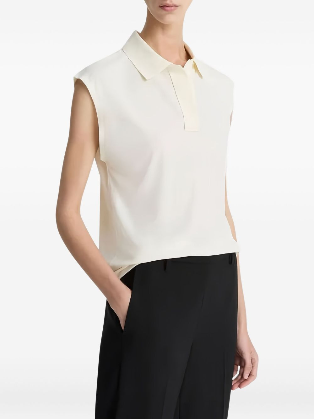 sleeveless polo shirt - 3