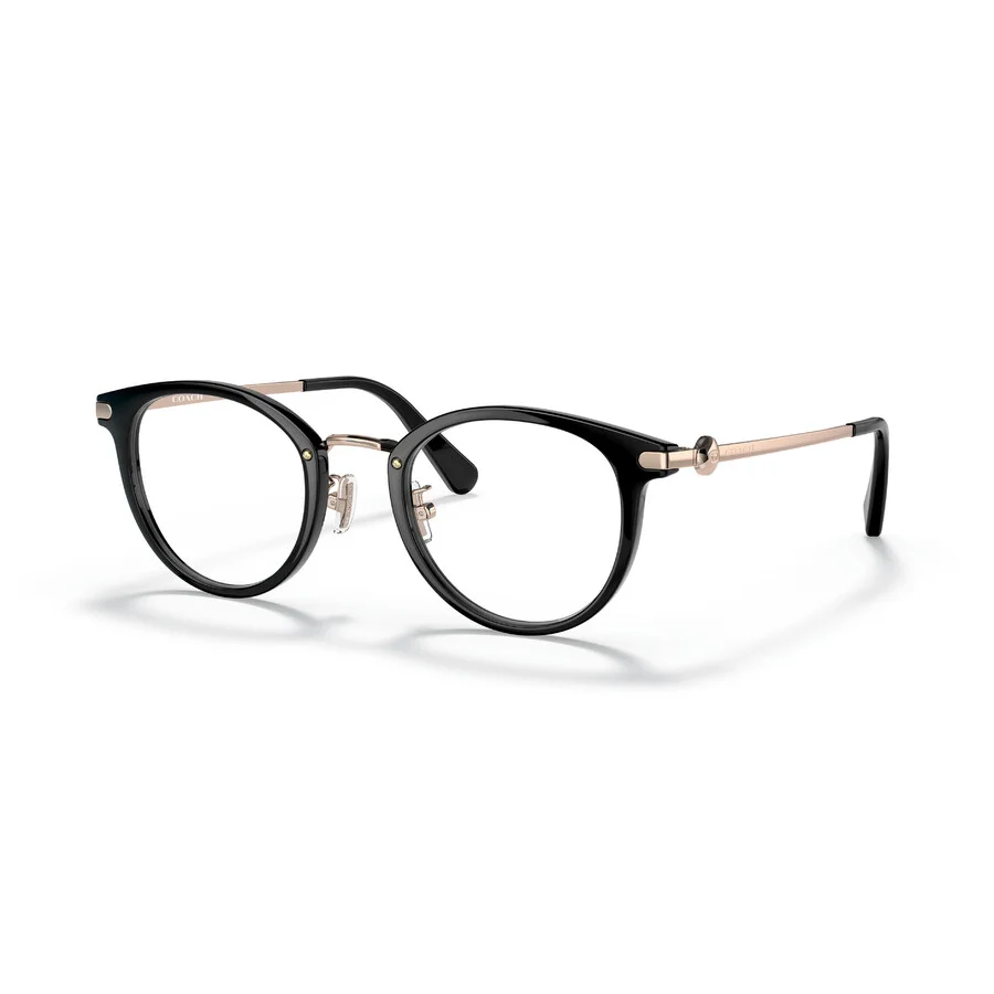 Coach Demo Round Ladies Eyeglasses HC5133D 5002 49 - 1