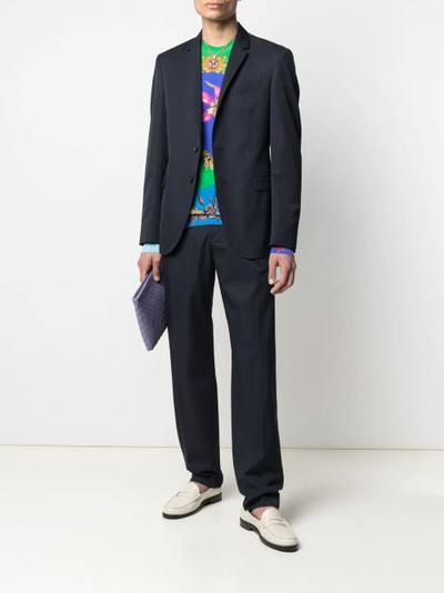 VERSACE single-breasted blazer outlook