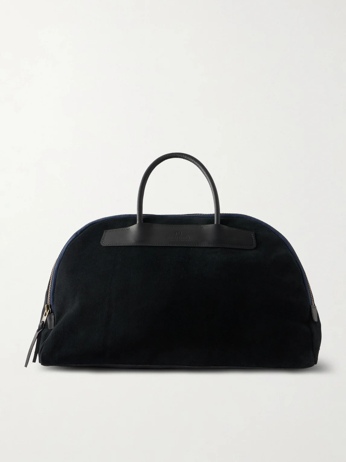 Sac Voyage Leather-Trimmed Suede Weekend Bag - 1
