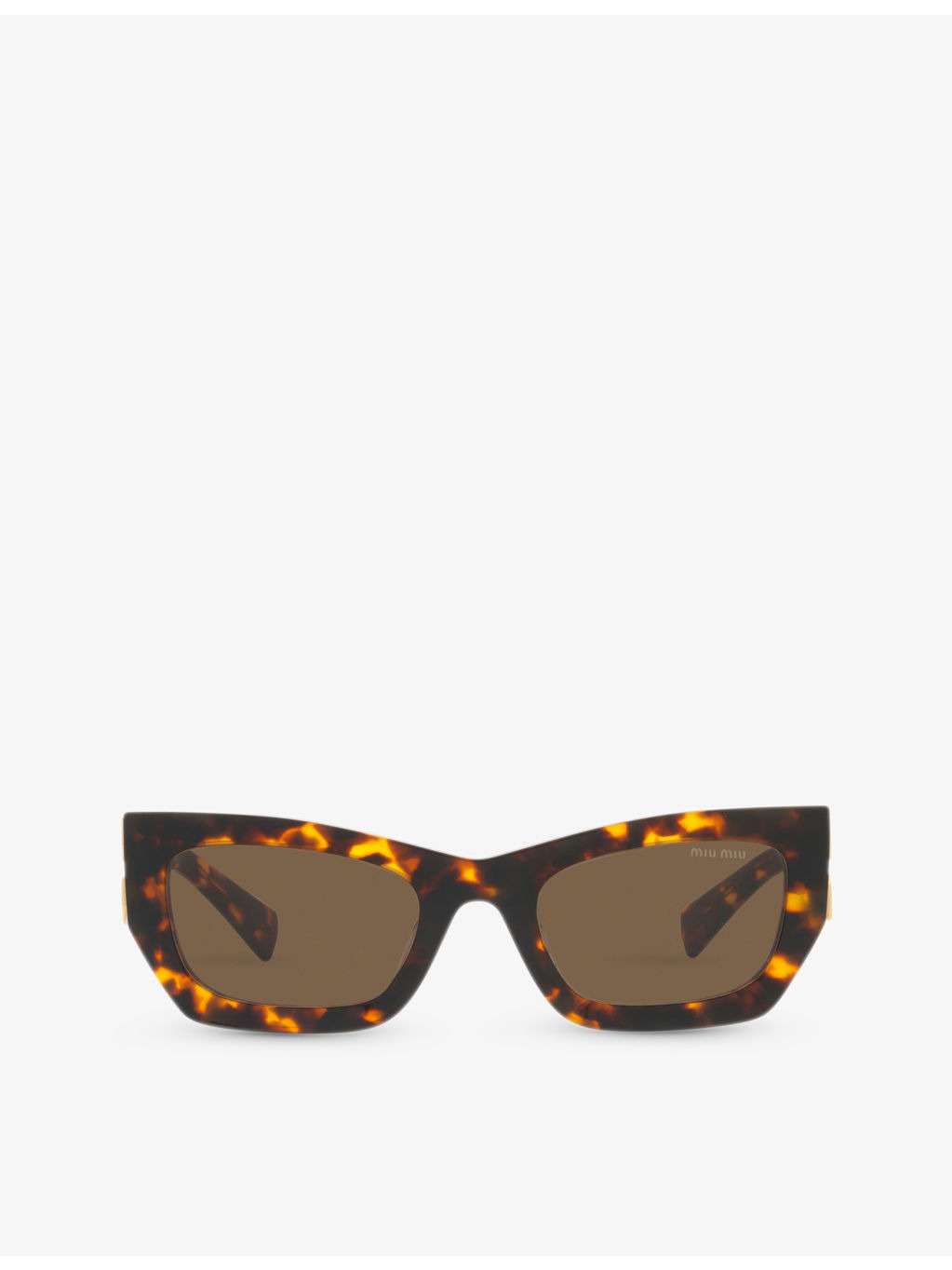 MU 09WS rectangular-frame acetate sunglasses - 1