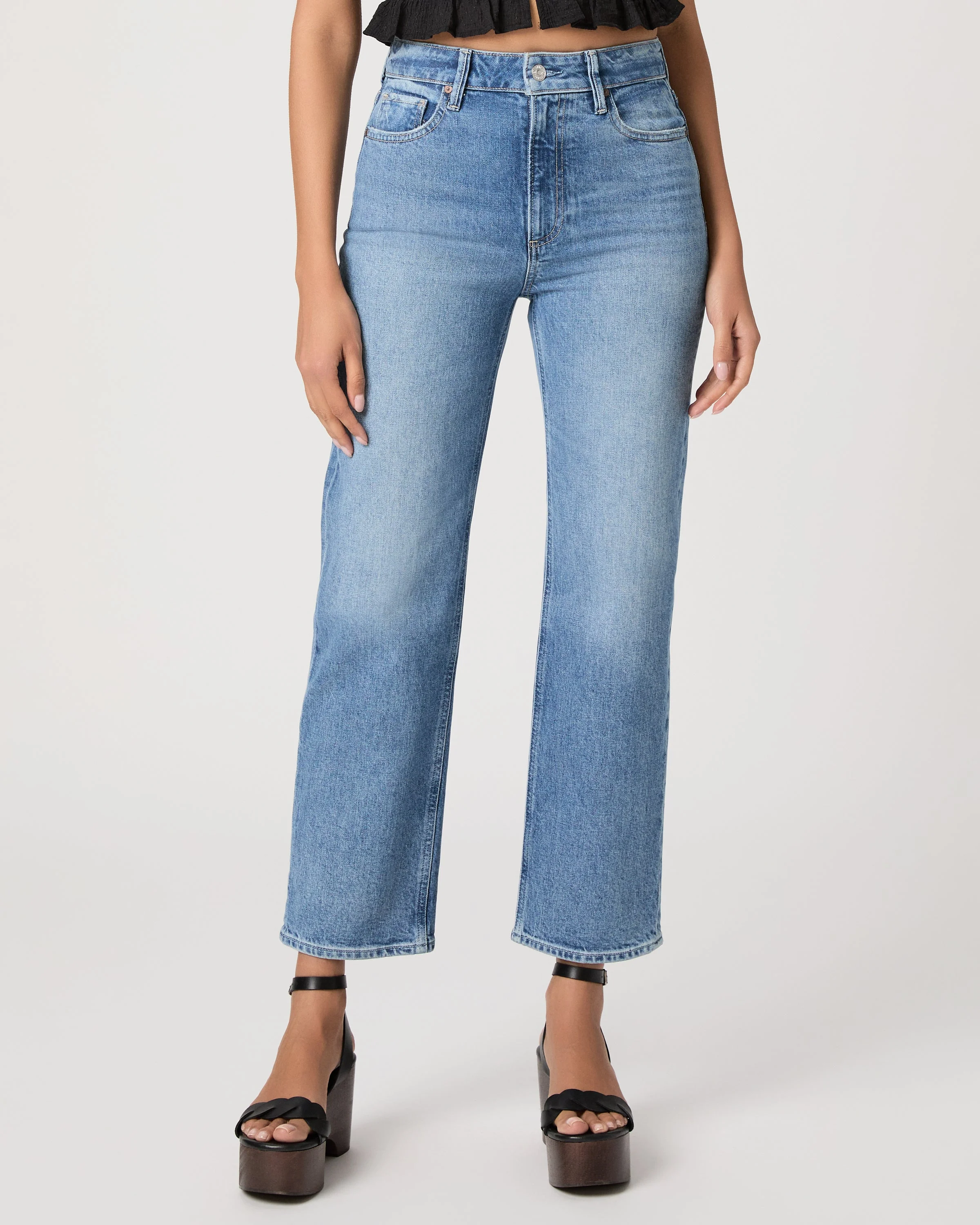 Stevie Ankle Straight Jean - 1