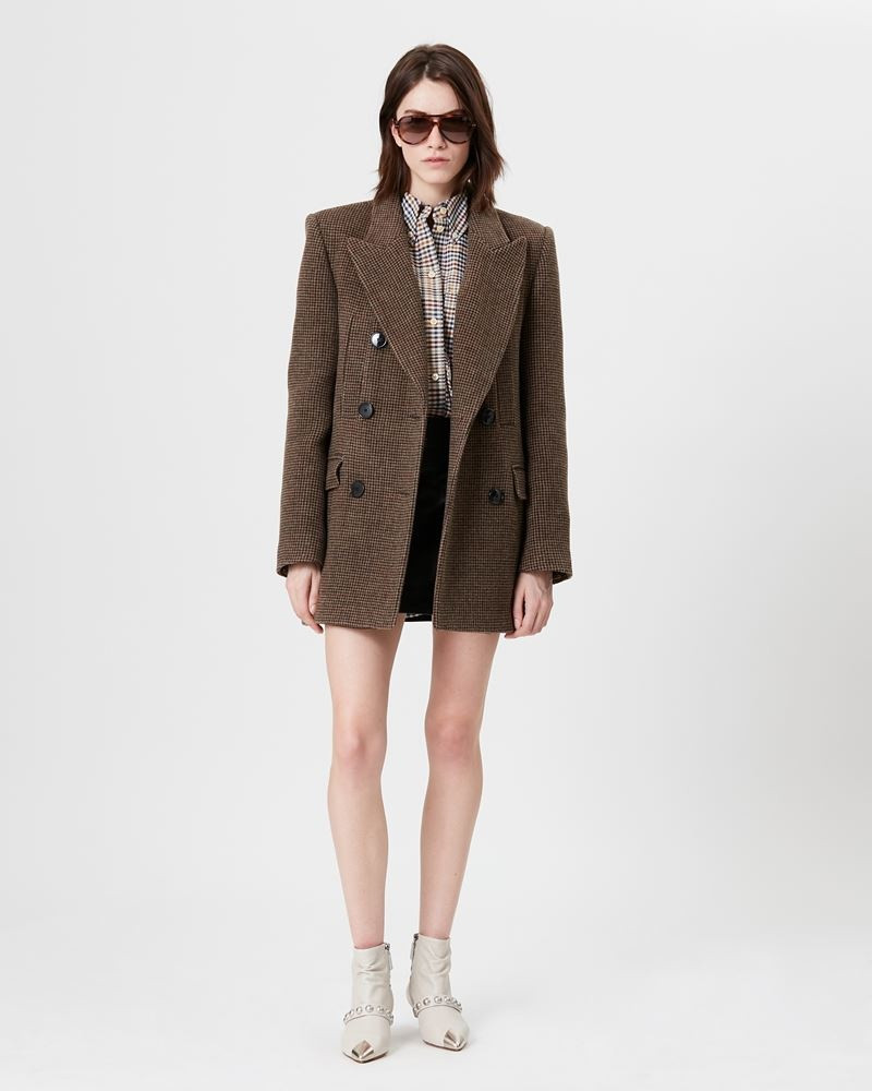 Isabel Marant EZILEA VIRGIN WOOL COAT outlook