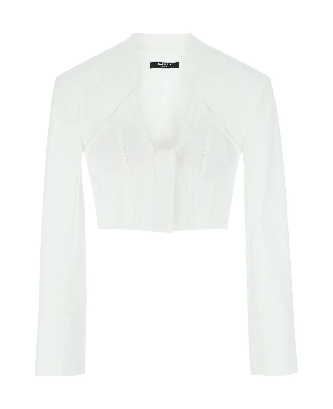 White Poplin Shirt - 1