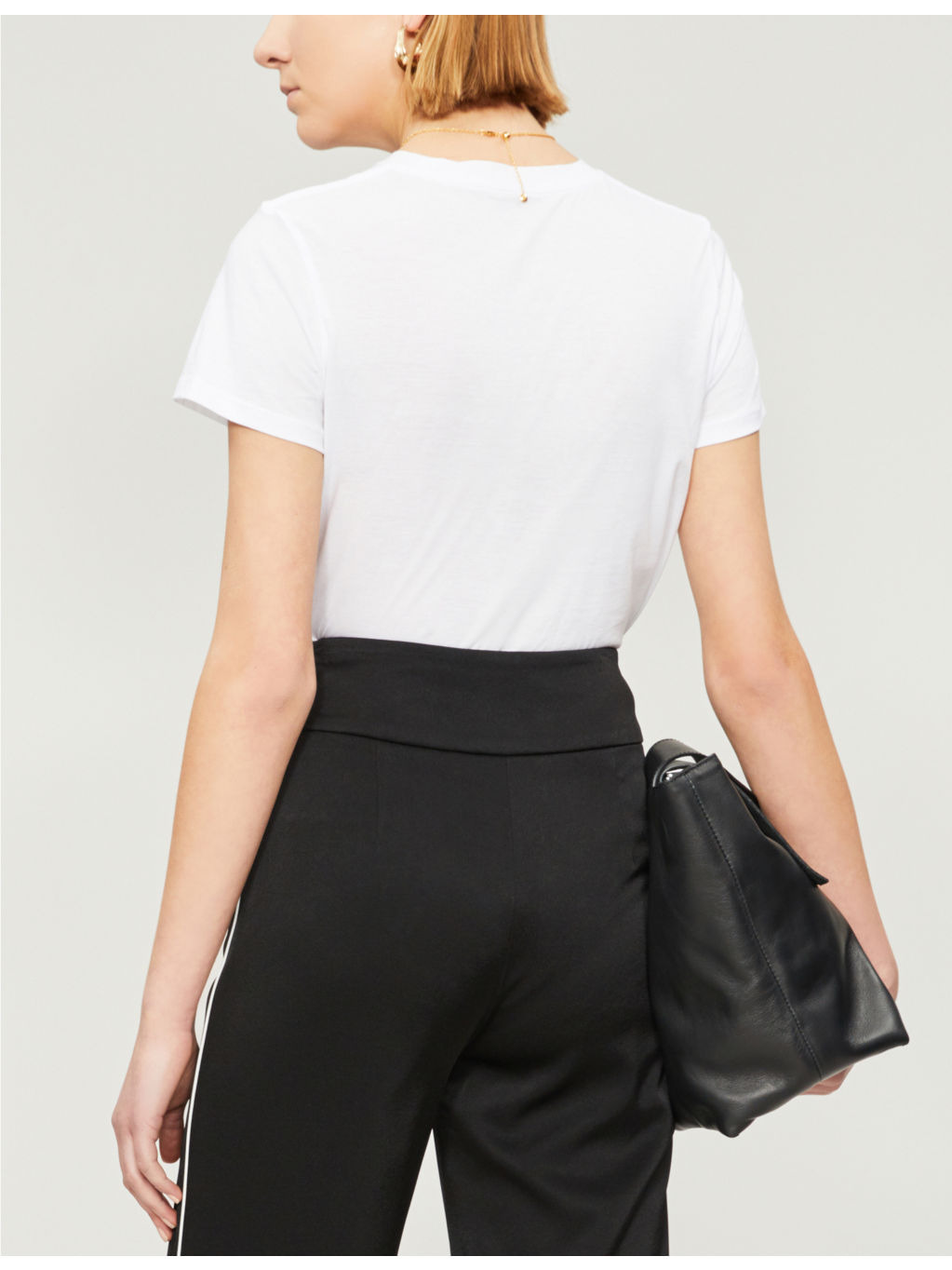 Essential round-neck pima cotton T-shirt - 4