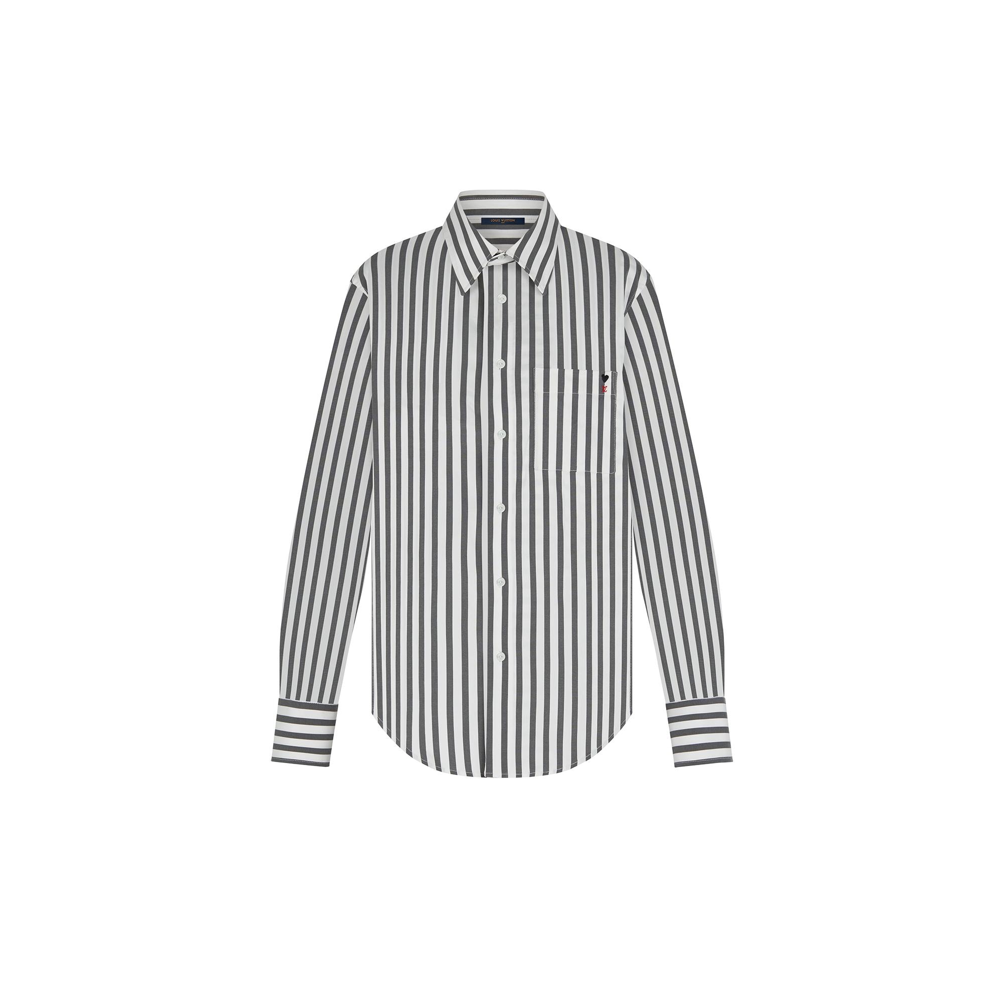 Game On Detail Stripe Work Shirt  - 1