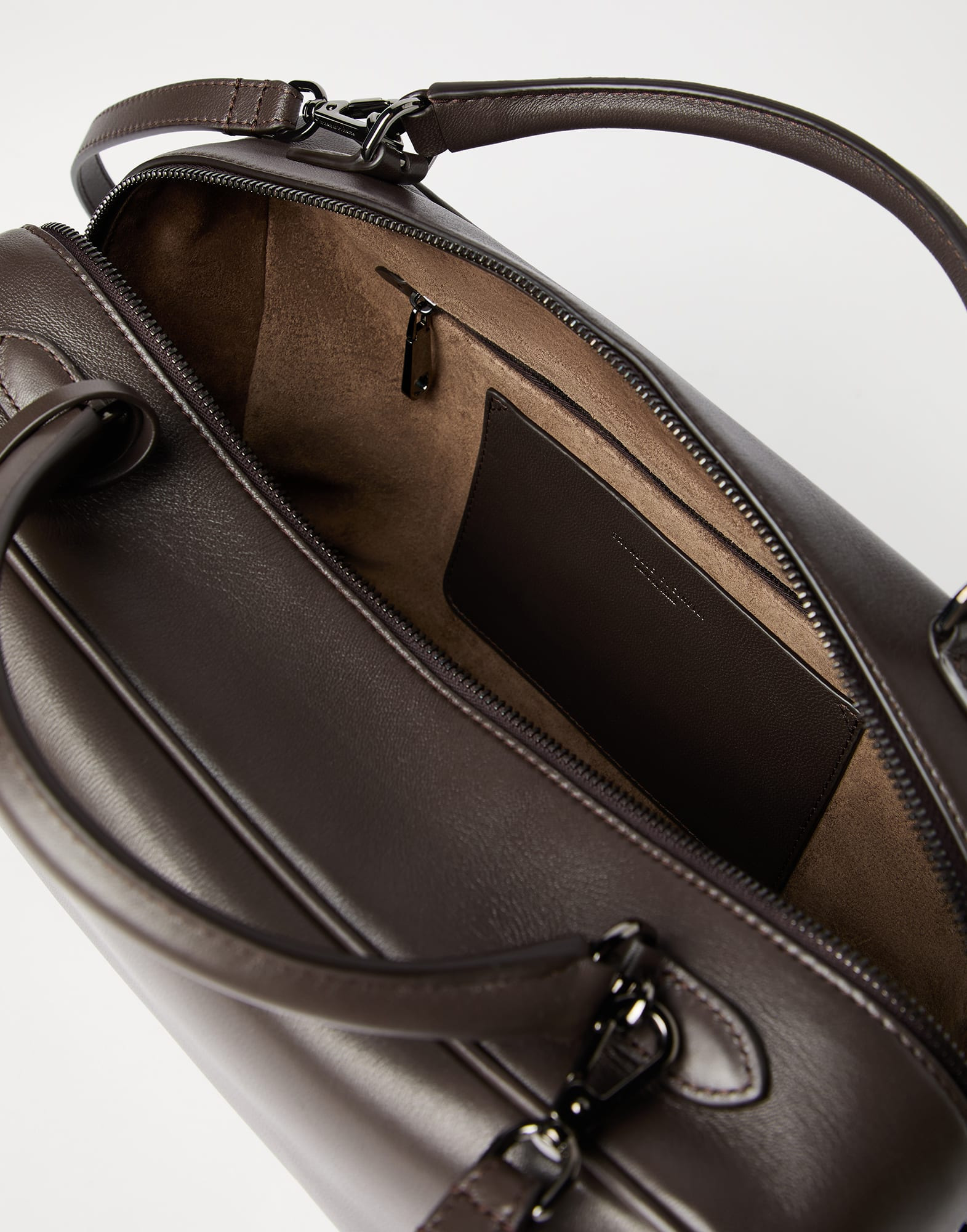 Explorer Boston bag in glossy nappa leather - 5