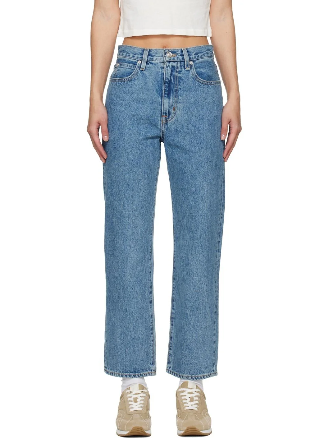 Blue London Crop Jeans - 1
