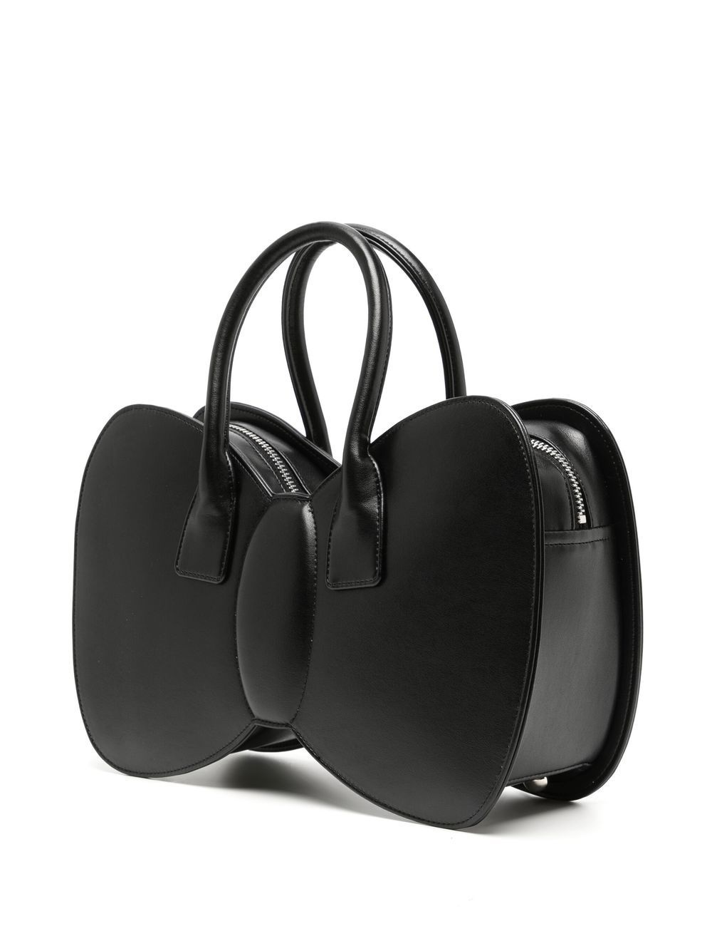 bow-shaped leather bag - 3