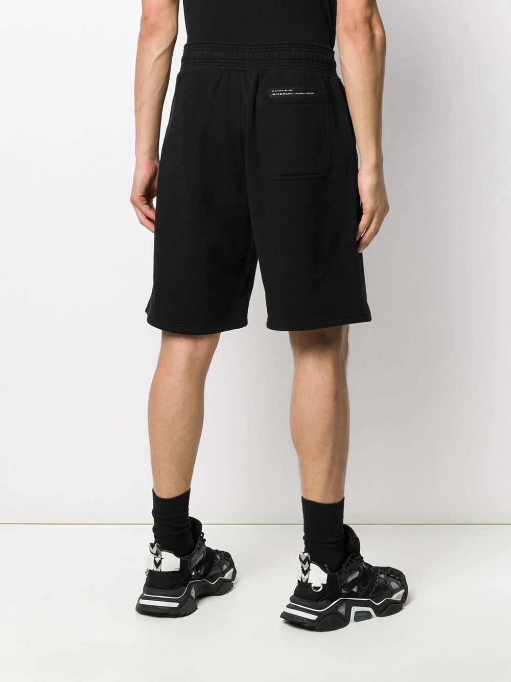 split patch logo track shorts - 4