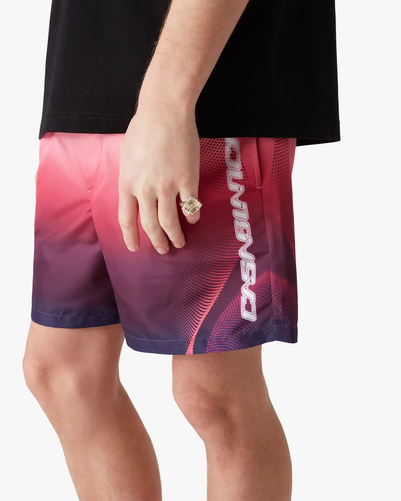 Aubergine Gradient Printed Swim Shorts | Casablanca Paris 5
