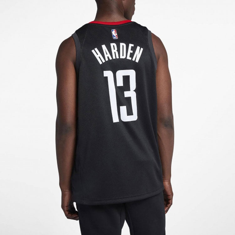 Nike NBA Basketball Jersey Vest SW Fan Edition Rockets 13 Black 877206-010 - 4