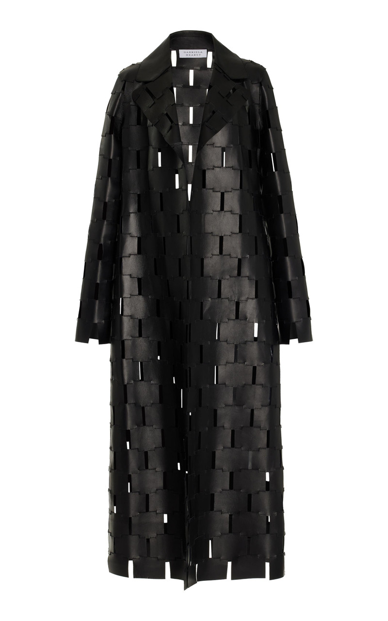 Nesbitt Coat in Black Leather 1