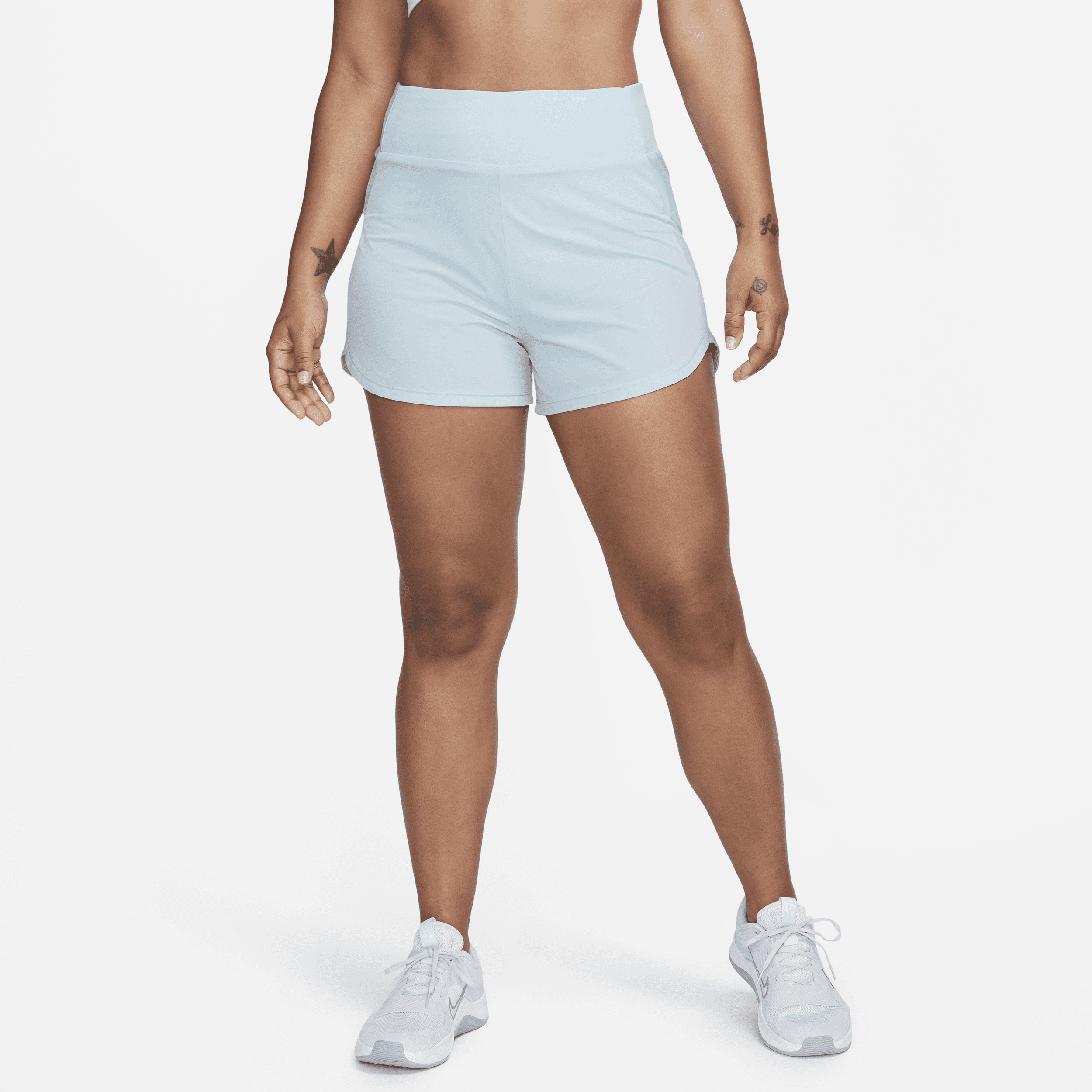 Nike Women's Bliss Dri-FIT Fitness High-Waisted 3" Brief-Lined Shorts - 1