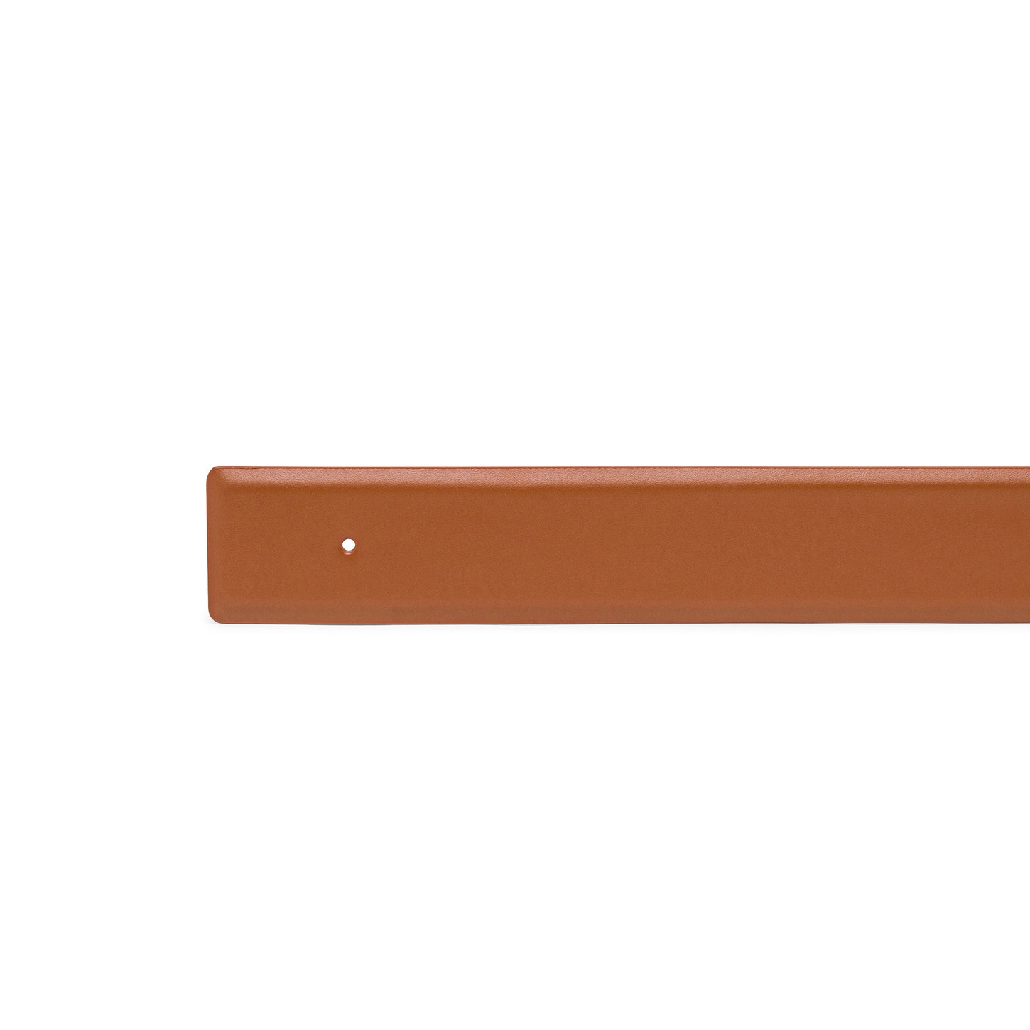 Brown leather belt strap - 4